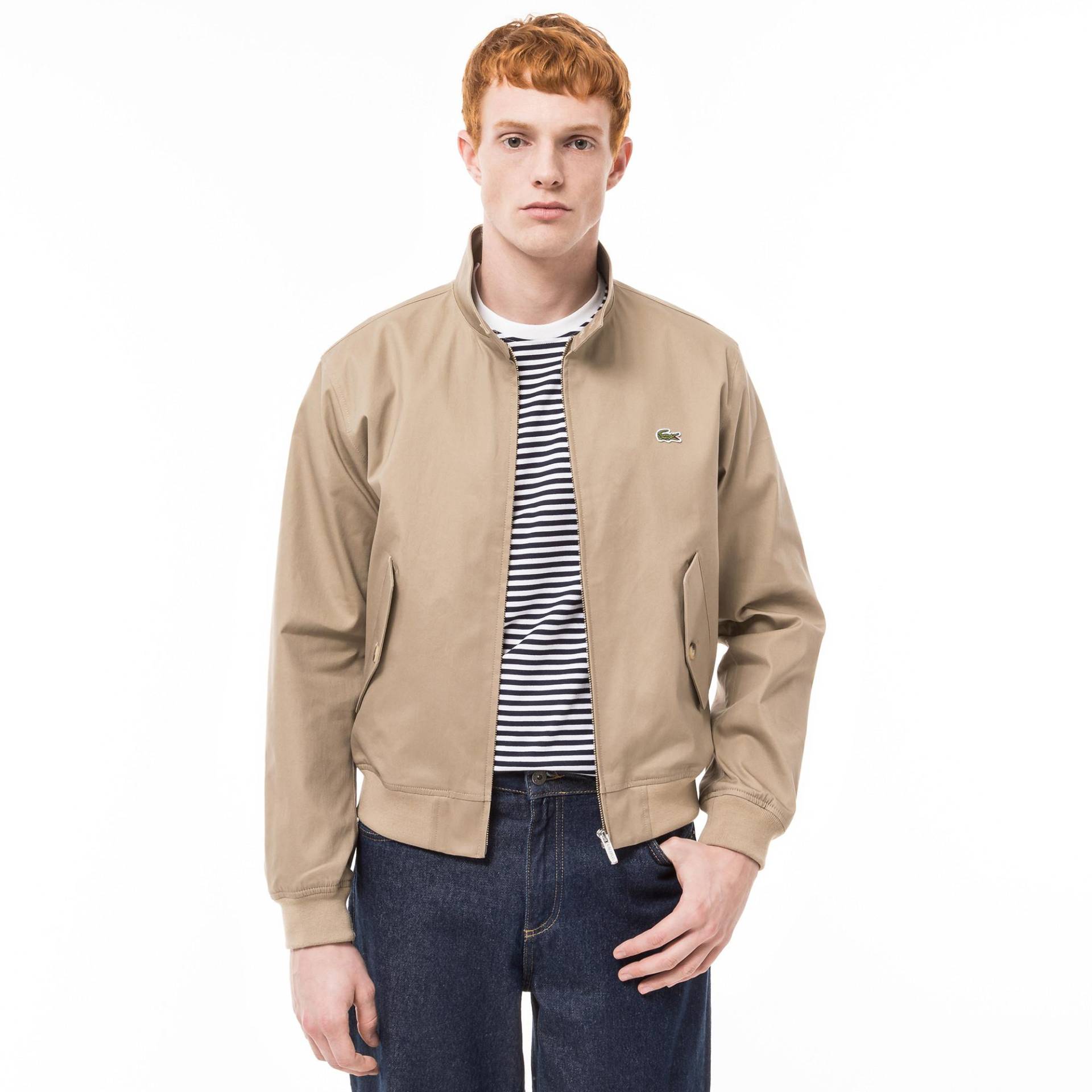 Blouson Herren Beige 48 von LACOSTE