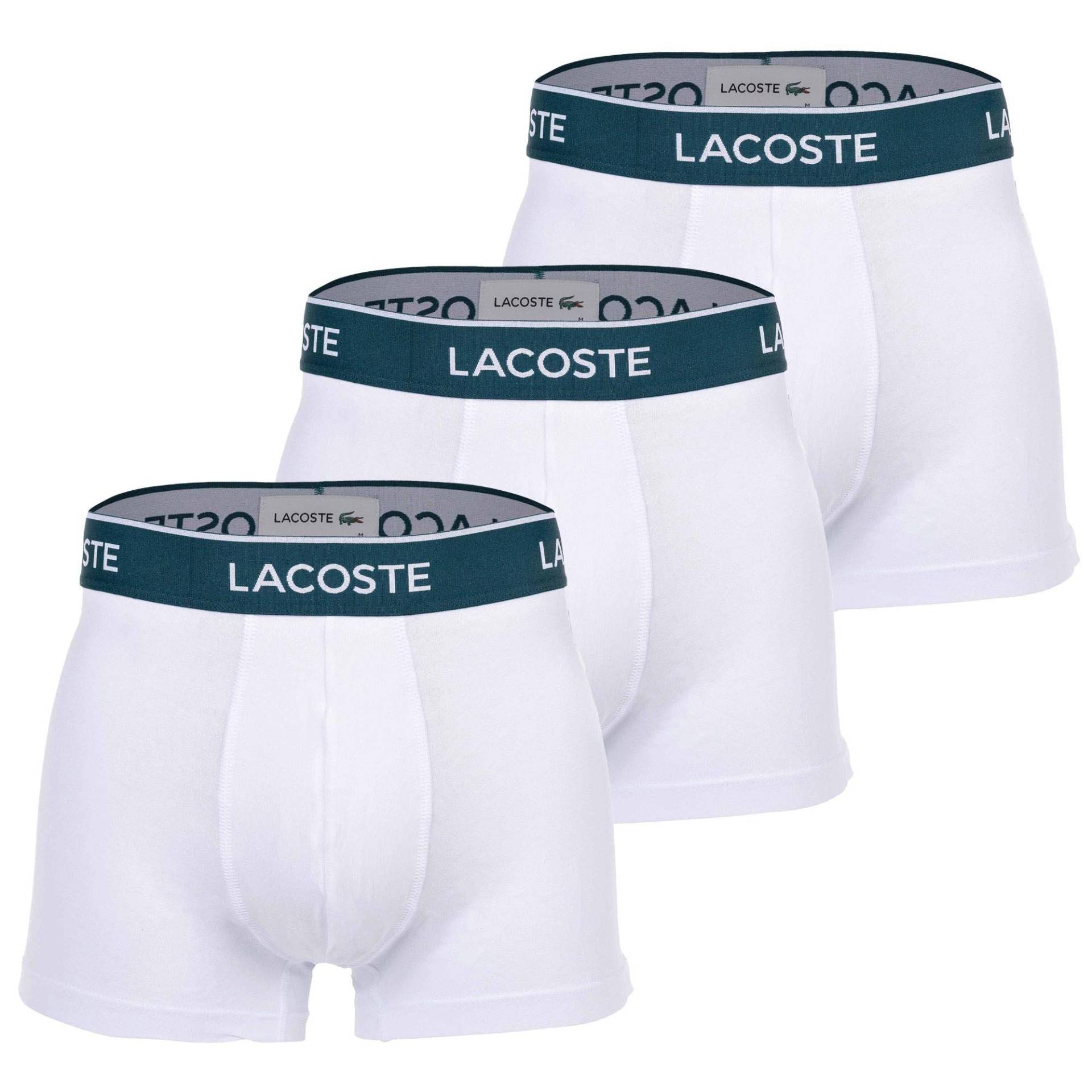 Boxershort Stretch Herren Weiss L von LACOSTE