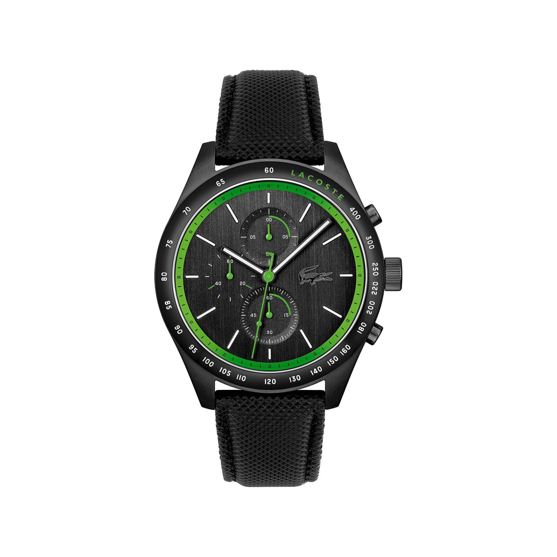 Chronograph Uhr Herren Black 44mm von LACOSTE