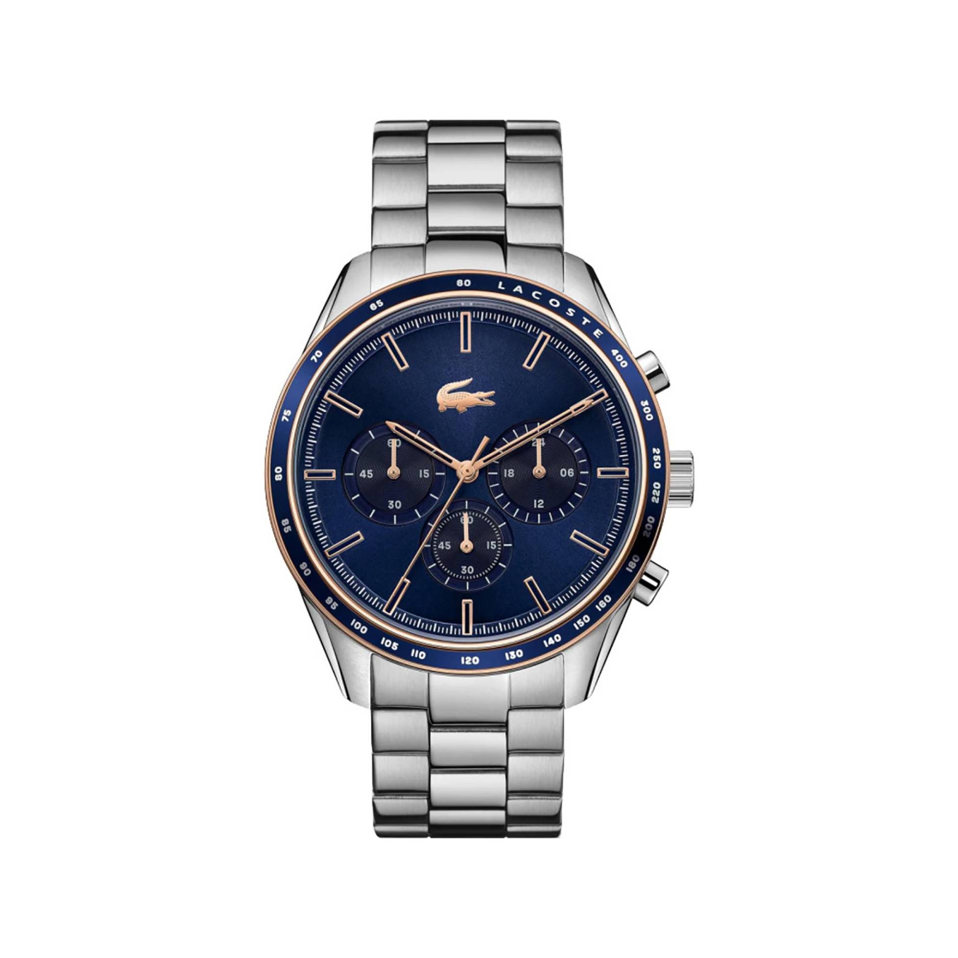 Chronograph Uhr Herren Silber 42mm von LACOSTE