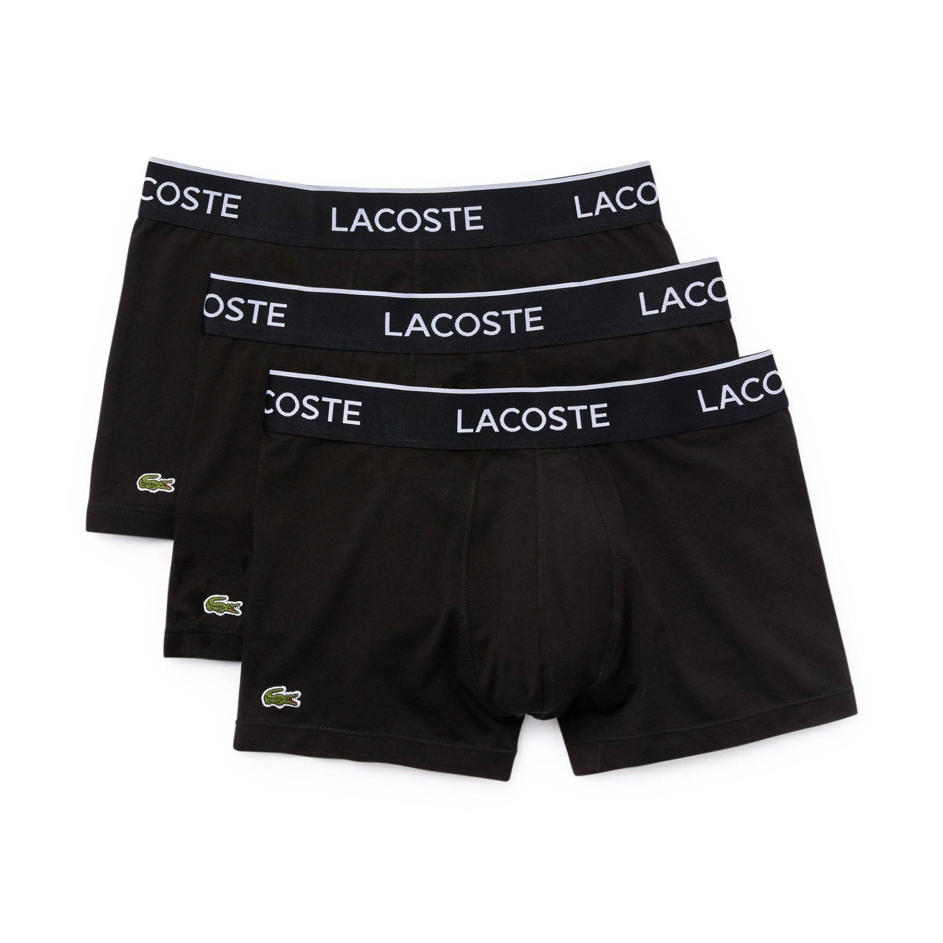 Multipack Slip Herren Black L von LACOSTE