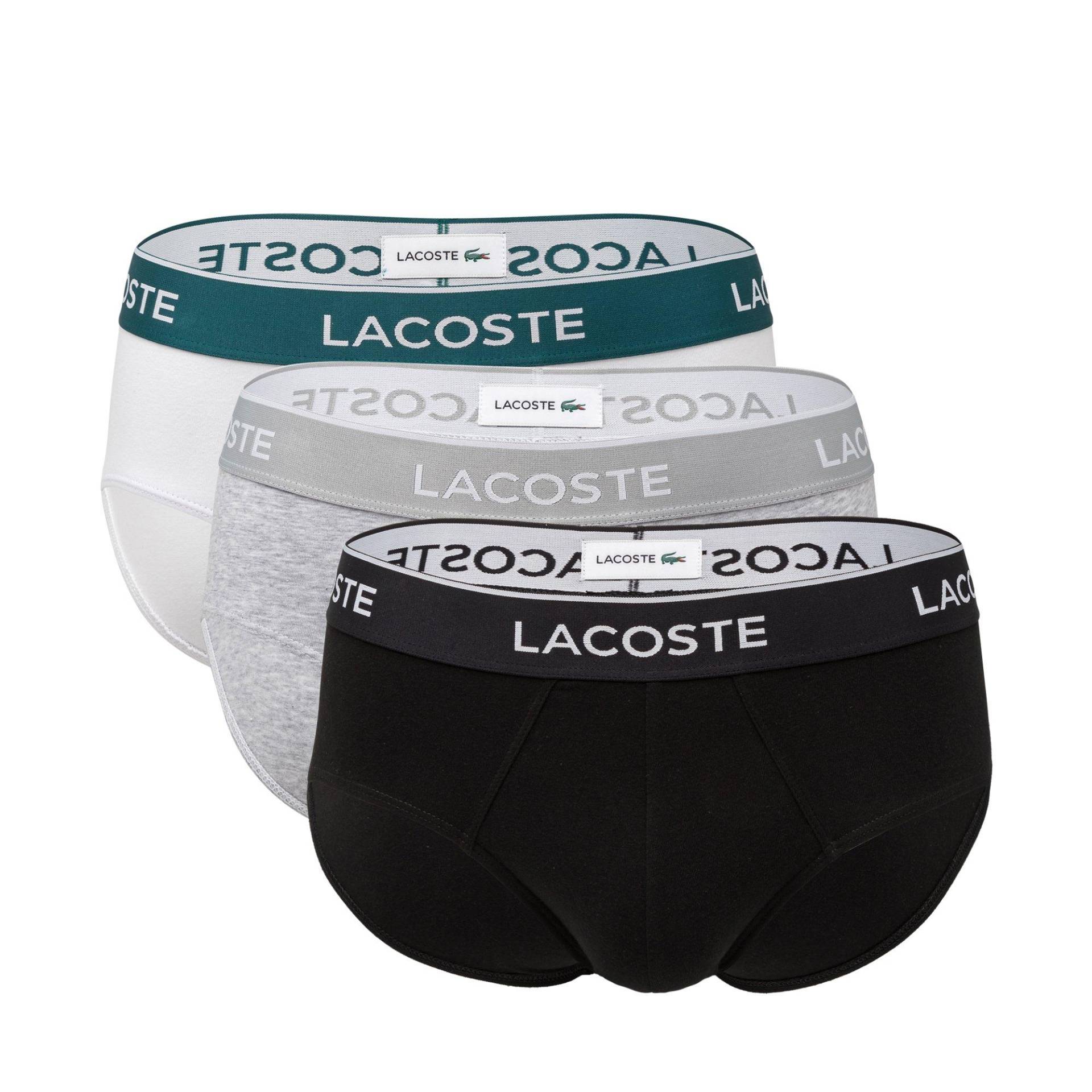 Triopack, Slips Herren Multicolor XL von LACOSTE