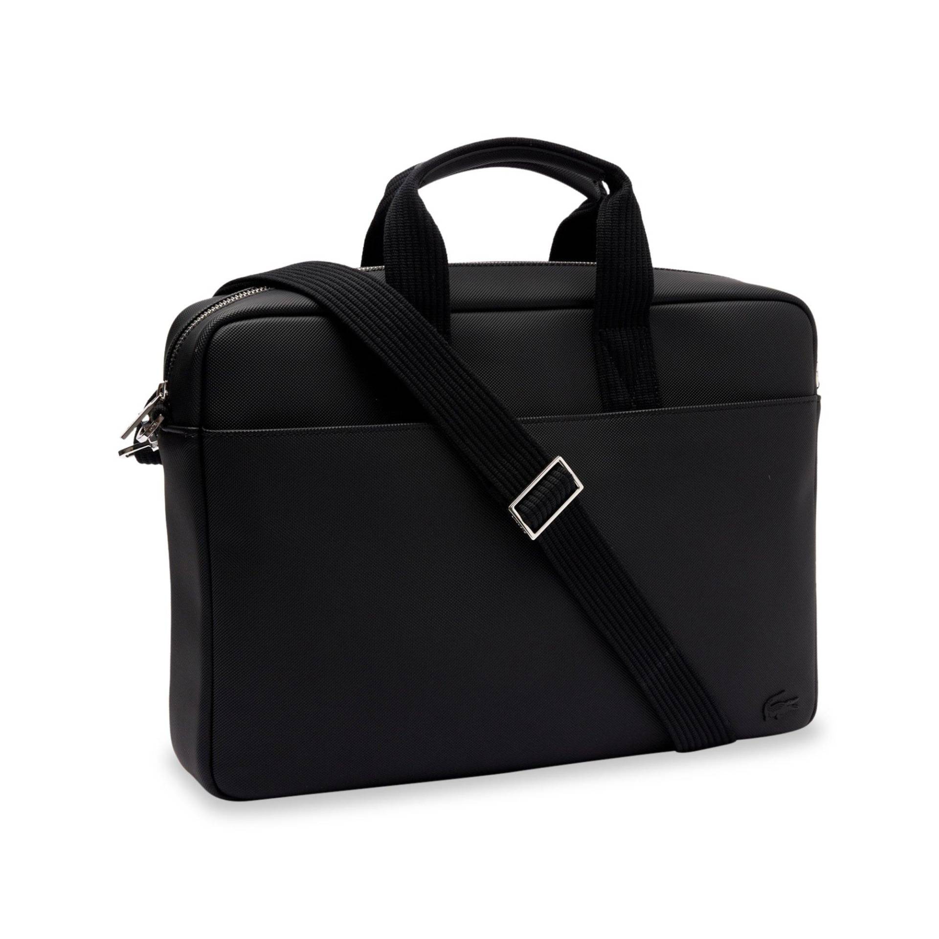 Laptop Schultertasche Herren Black ONE SIZE von LACOSTE