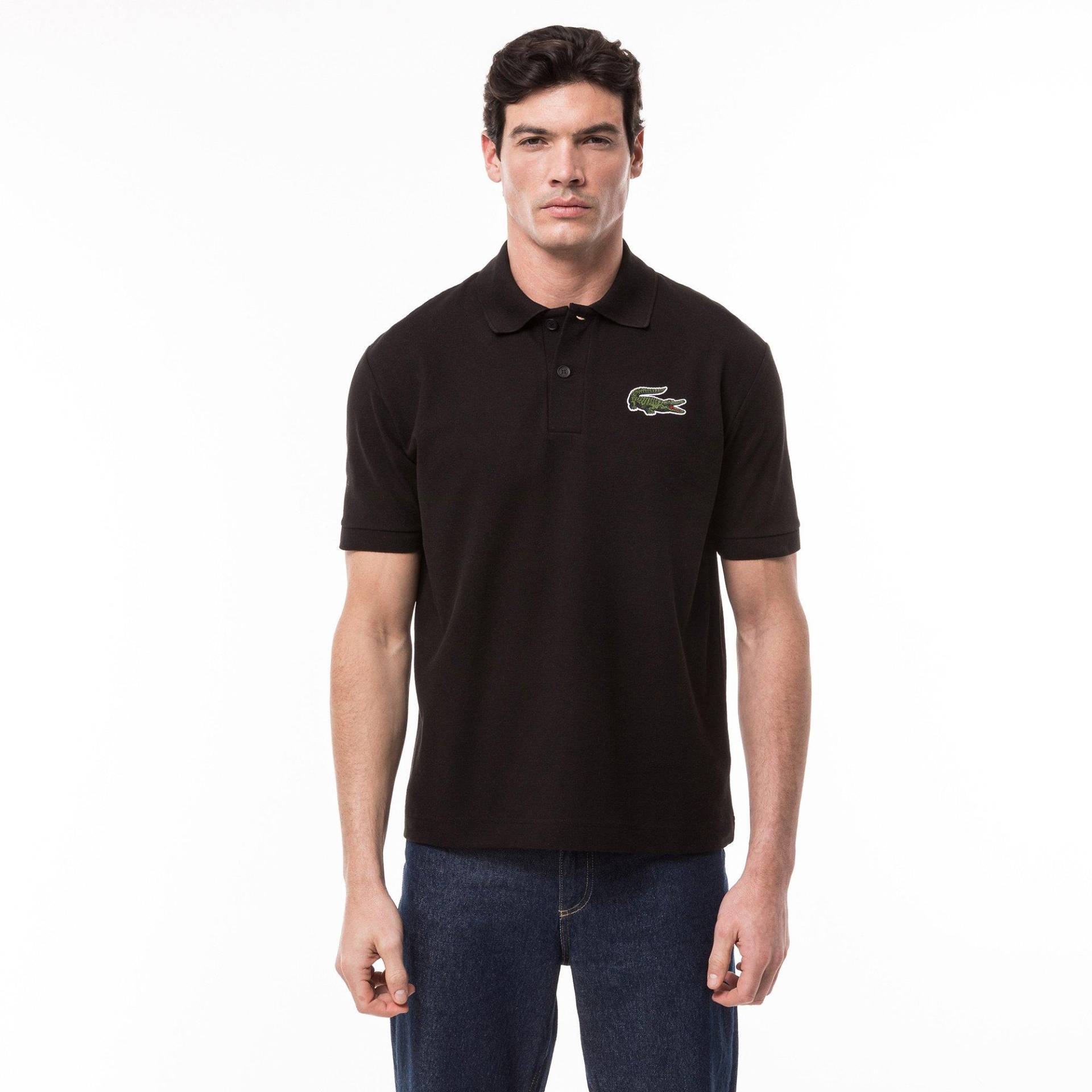 Poloshirt, Kurzarm Herren Noir  L von LACOSTE