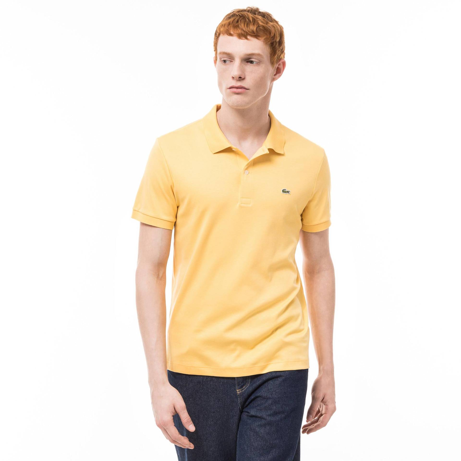 Poloshirt, Modern Fit, Kurzarm Herren Gelb  T3 von LACOSTE