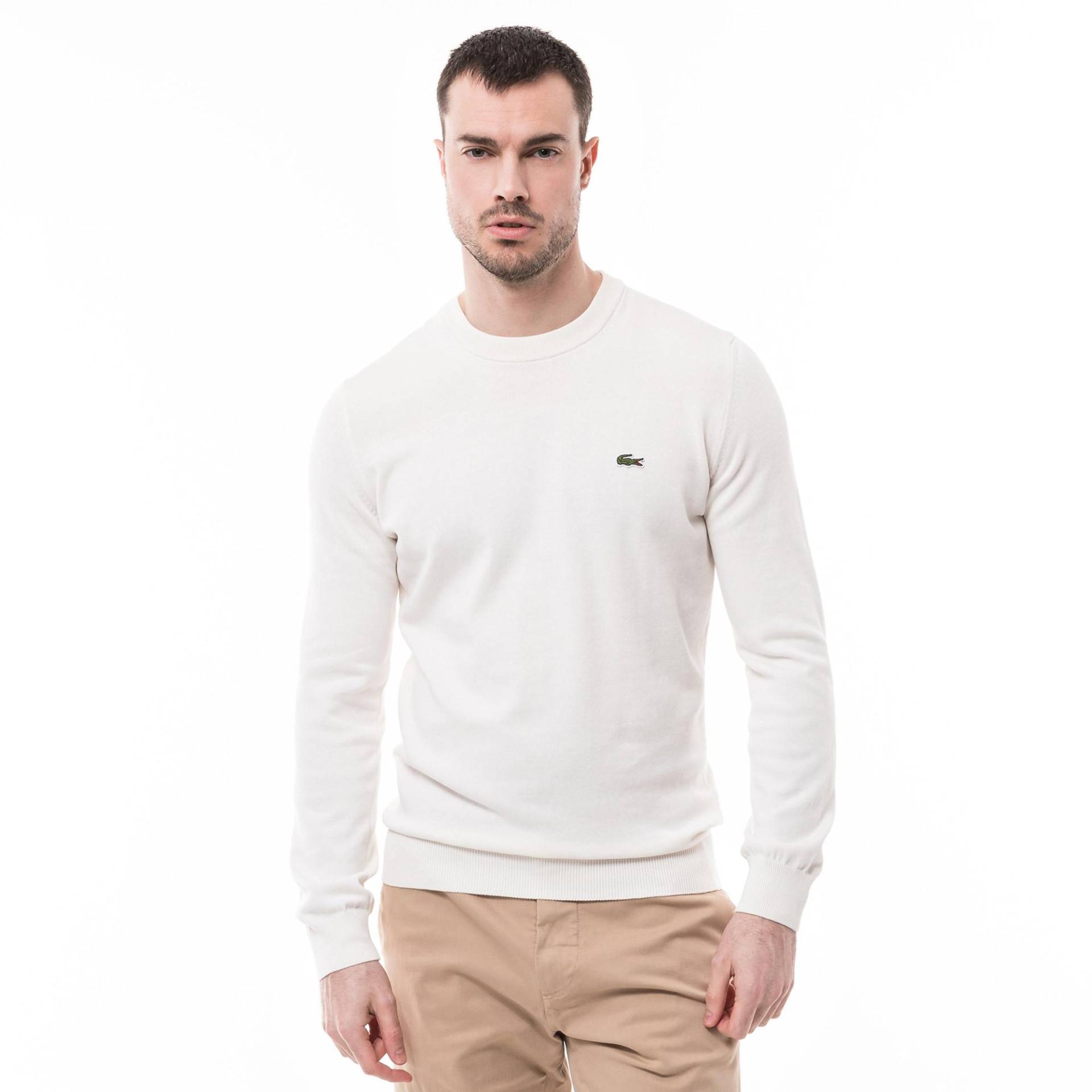 Pullover Herren Weiss T3 von LACOSTE