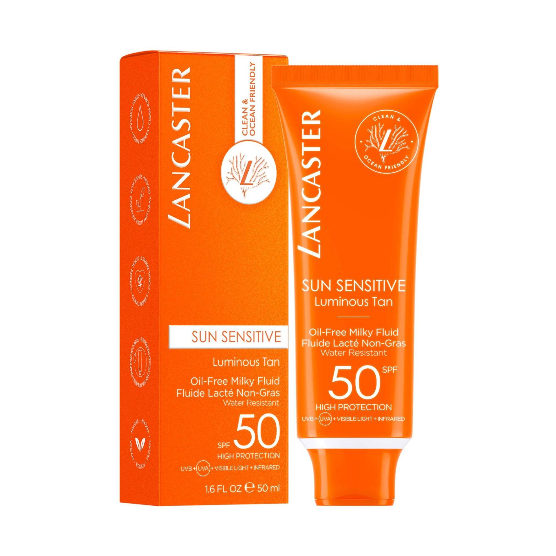 Sun Sensitive Oil-free Milky Fluid Spf 50 Damen  50ml von LANCASTER