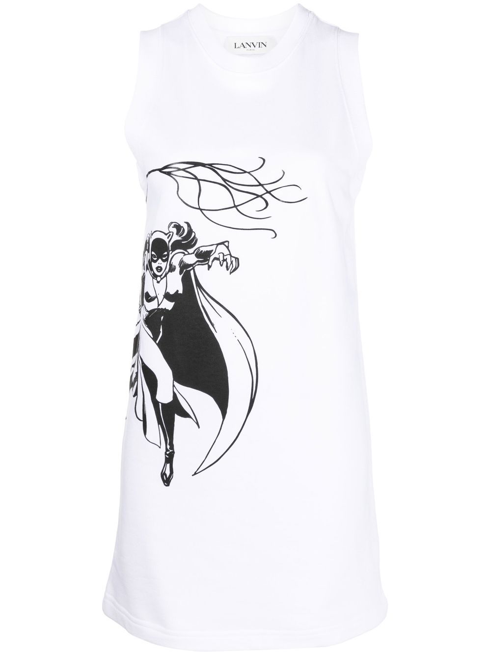 Lanvin x DC Comics Catwoman mini dress - White von Lanvin