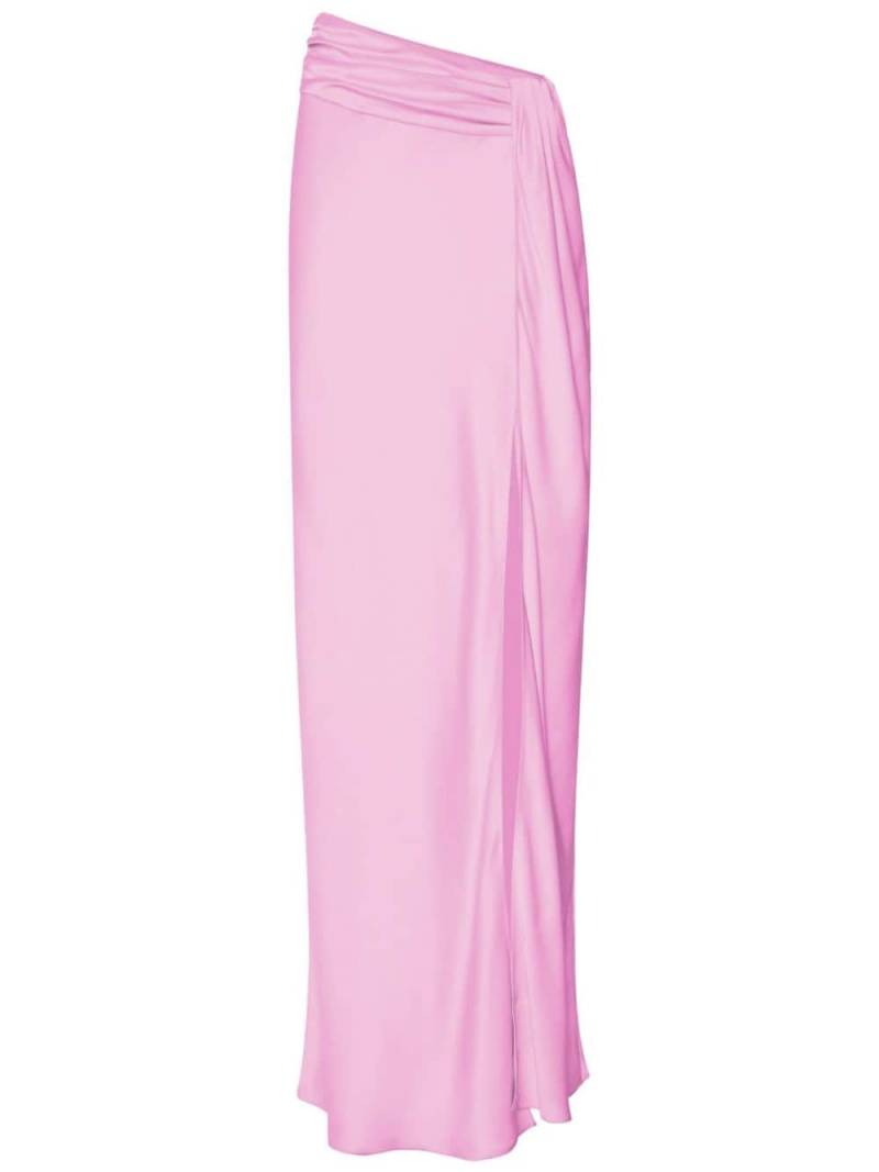 LAPOINTE asymmetric satin maxi skirt - Pink von LAPOINTE