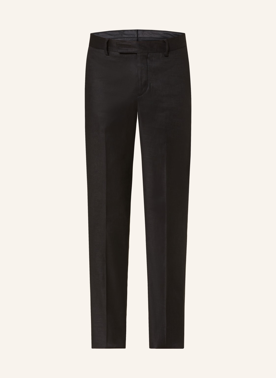 Lardini Anzughose Regular Fit Mit Leinen schwarz Lardini Anzughose Regular Fit Mit Leinen schwarz von LARDINI