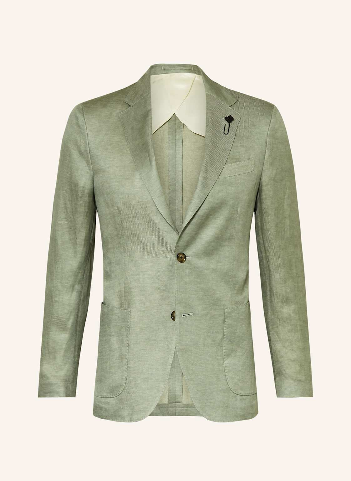 Lardini Anzugsakko Extra Slim Fit Aus Leinen gruen Lardini Anzugsakko Extra Slim Fit Aus Leinen gruen von LARDINI