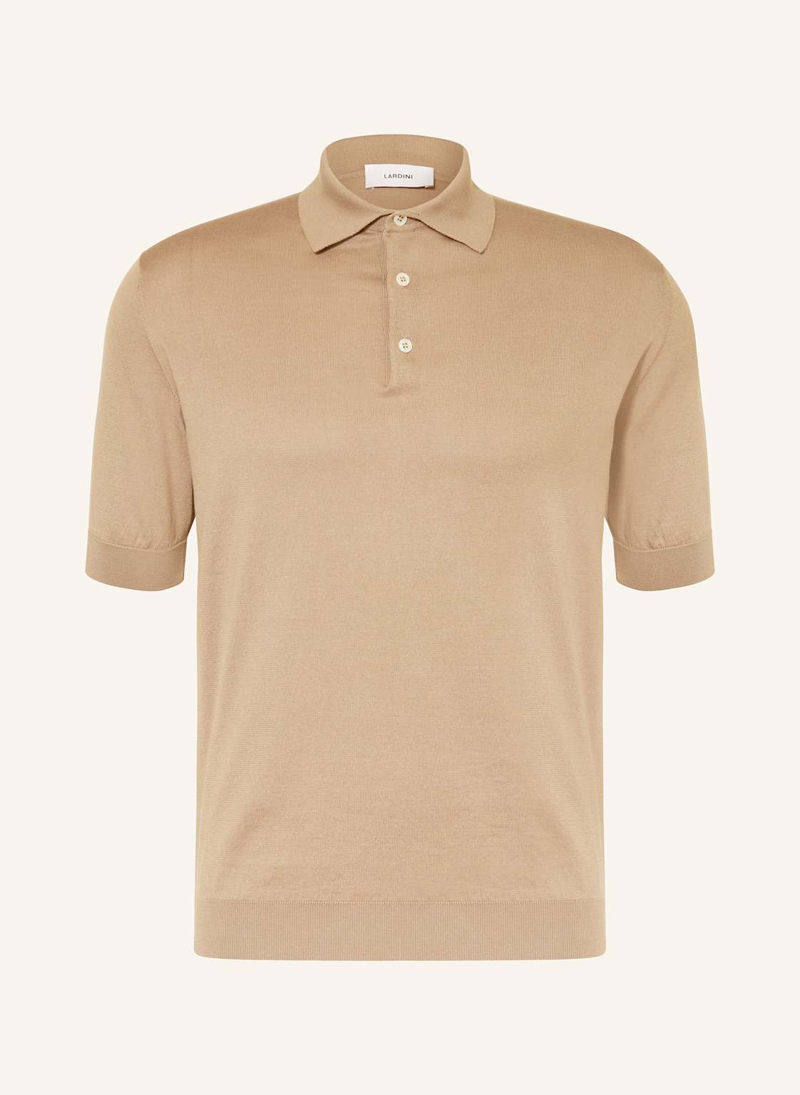 Lardini Strick-Poloshirt beige Lardini Strick-Poloshirt beige von LARDINI