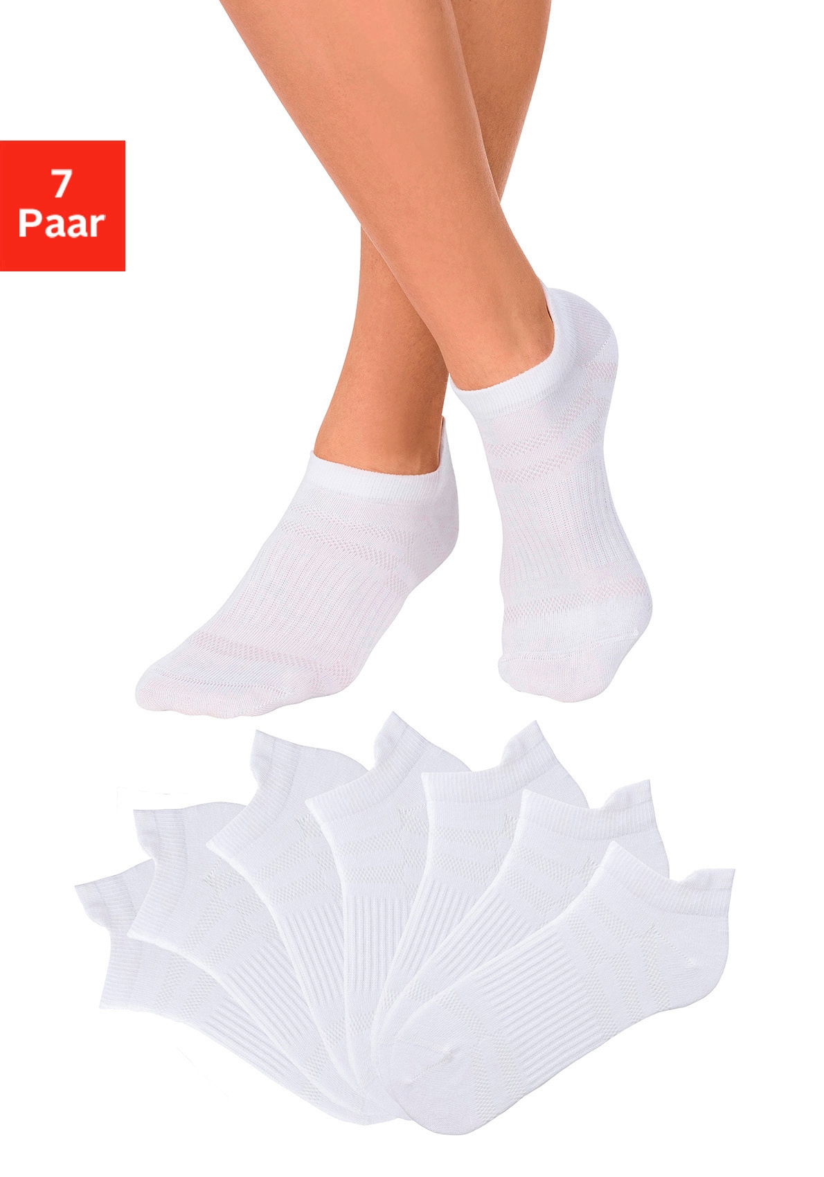 LASCANA ACTIVE Sneakersocken, (Set, 7 Paar) von LASCANA ACTIVE