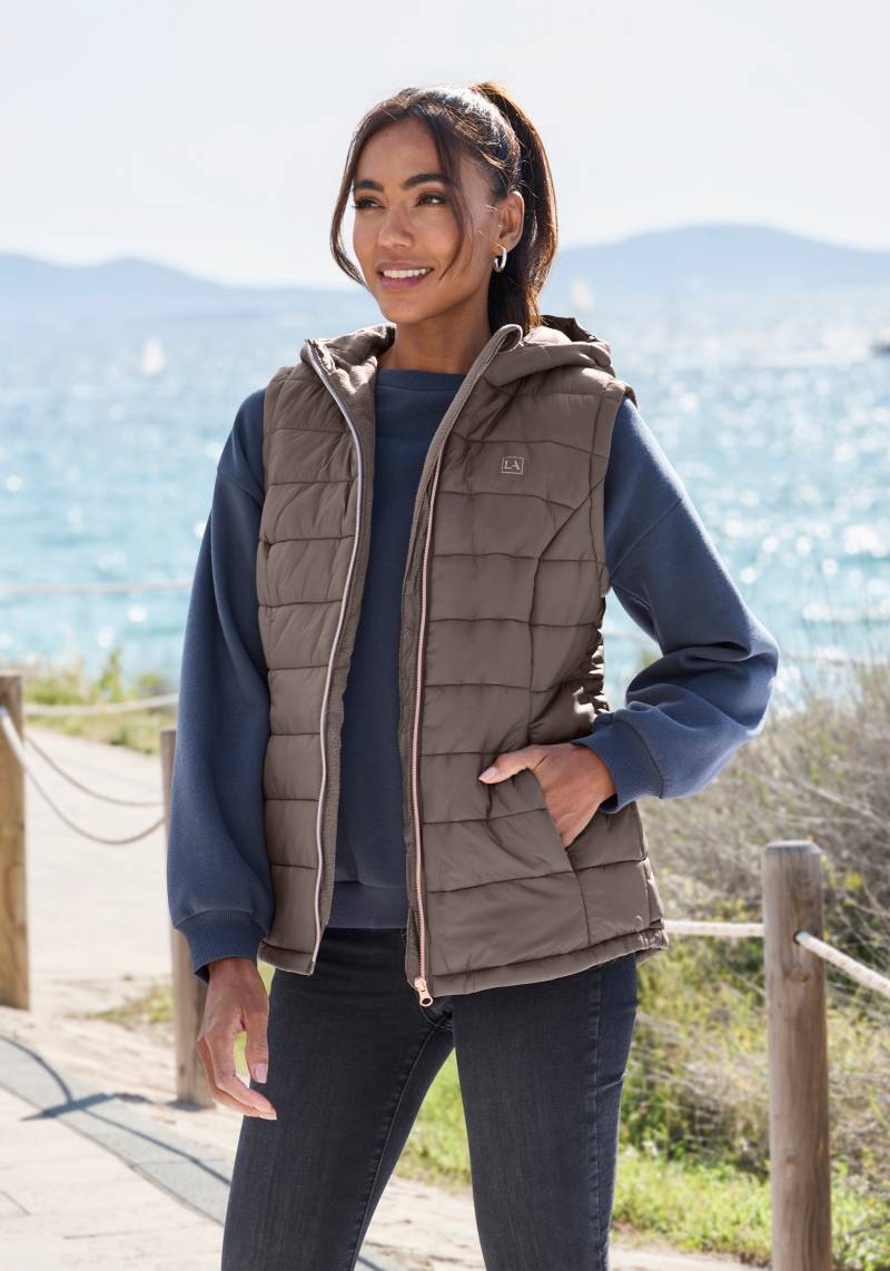 LASCANA ACTIVE Steppweste, mit Reissverschlusstaschen von LASCANA ACTIVE