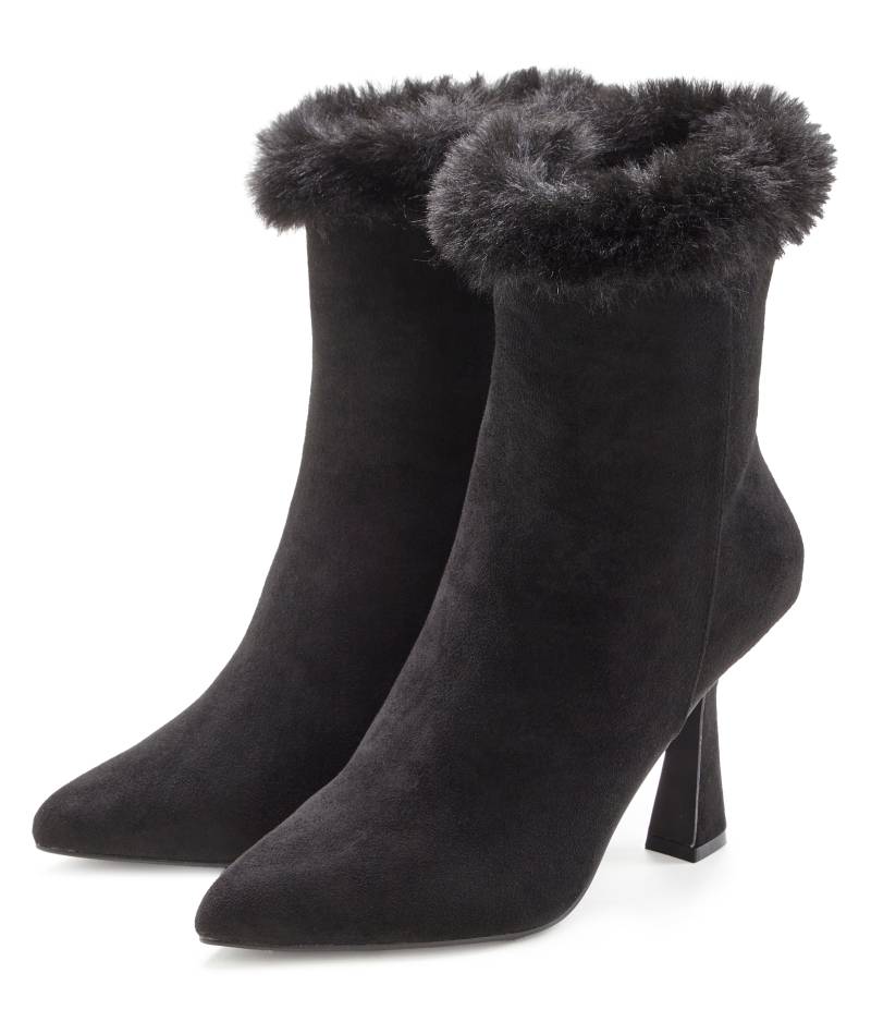 LASCANA Belle Affaire High-Heel-Stiefelette »Ankleboots mit Reissverschluss,«, Spule Absatzschuh von LASCANA Belle Affaire