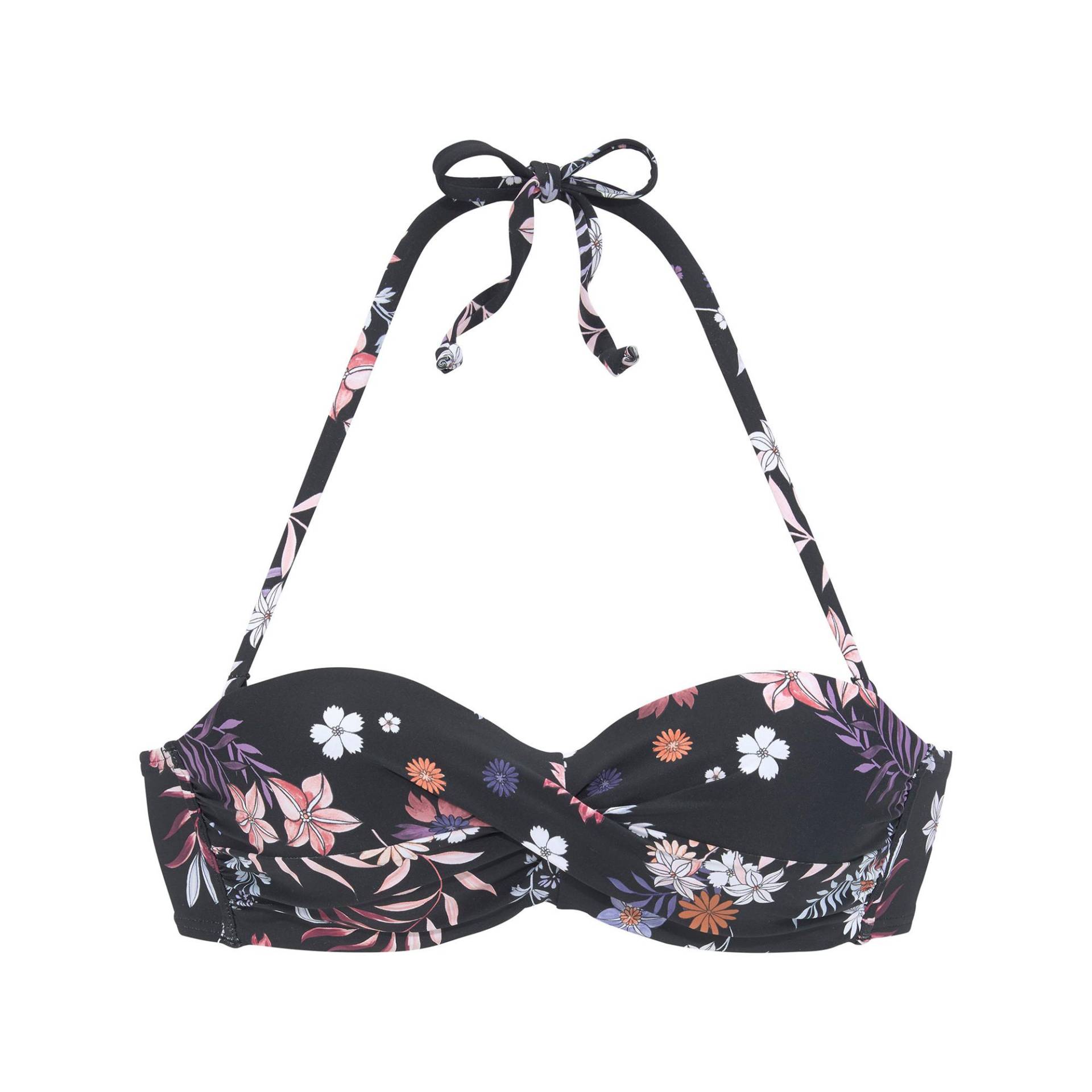 Bandeau-top, Verstärkung Damen Schwarz B/36 von LASCANA