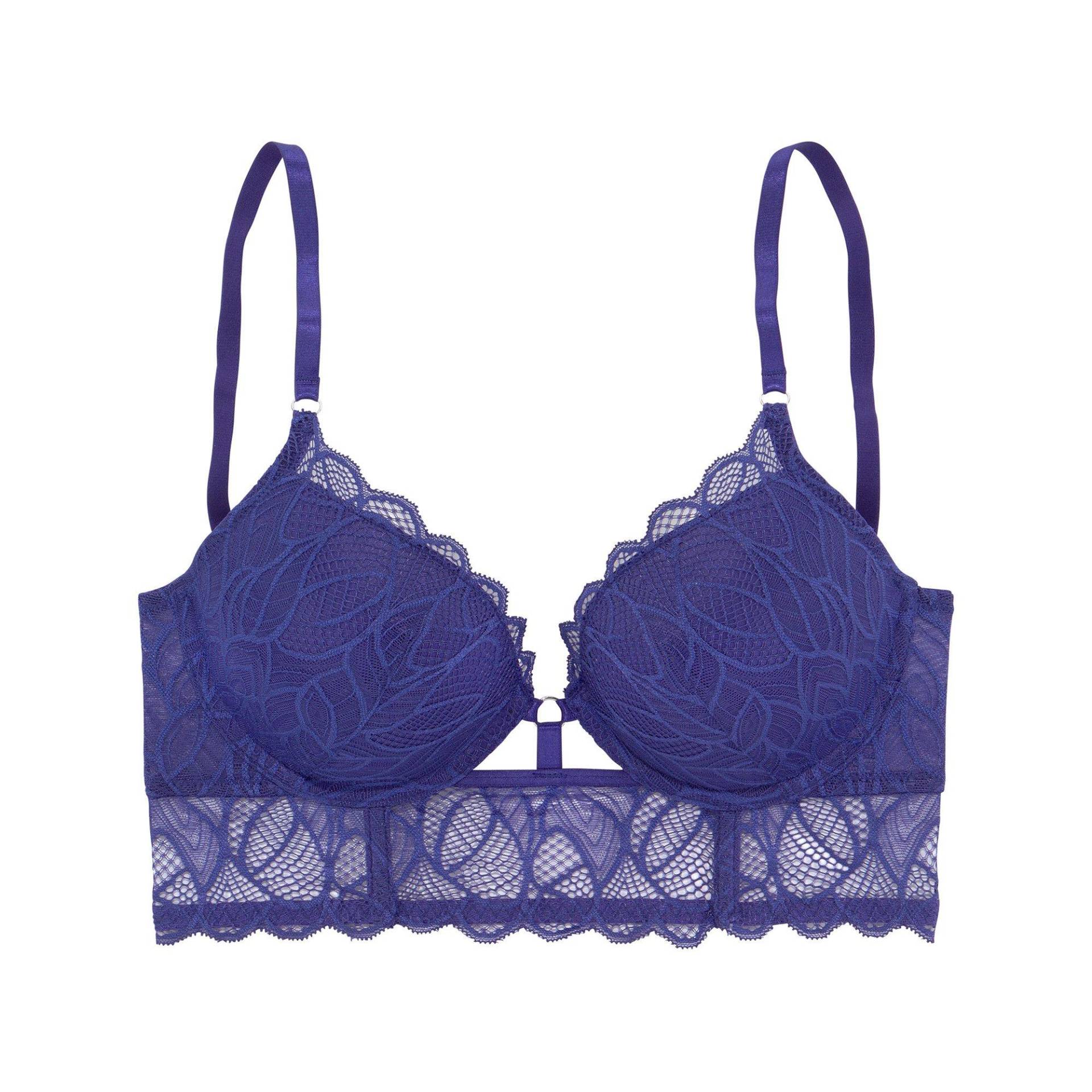 Bustier Mit Träger Damen Blau  B/75 von LASCANA