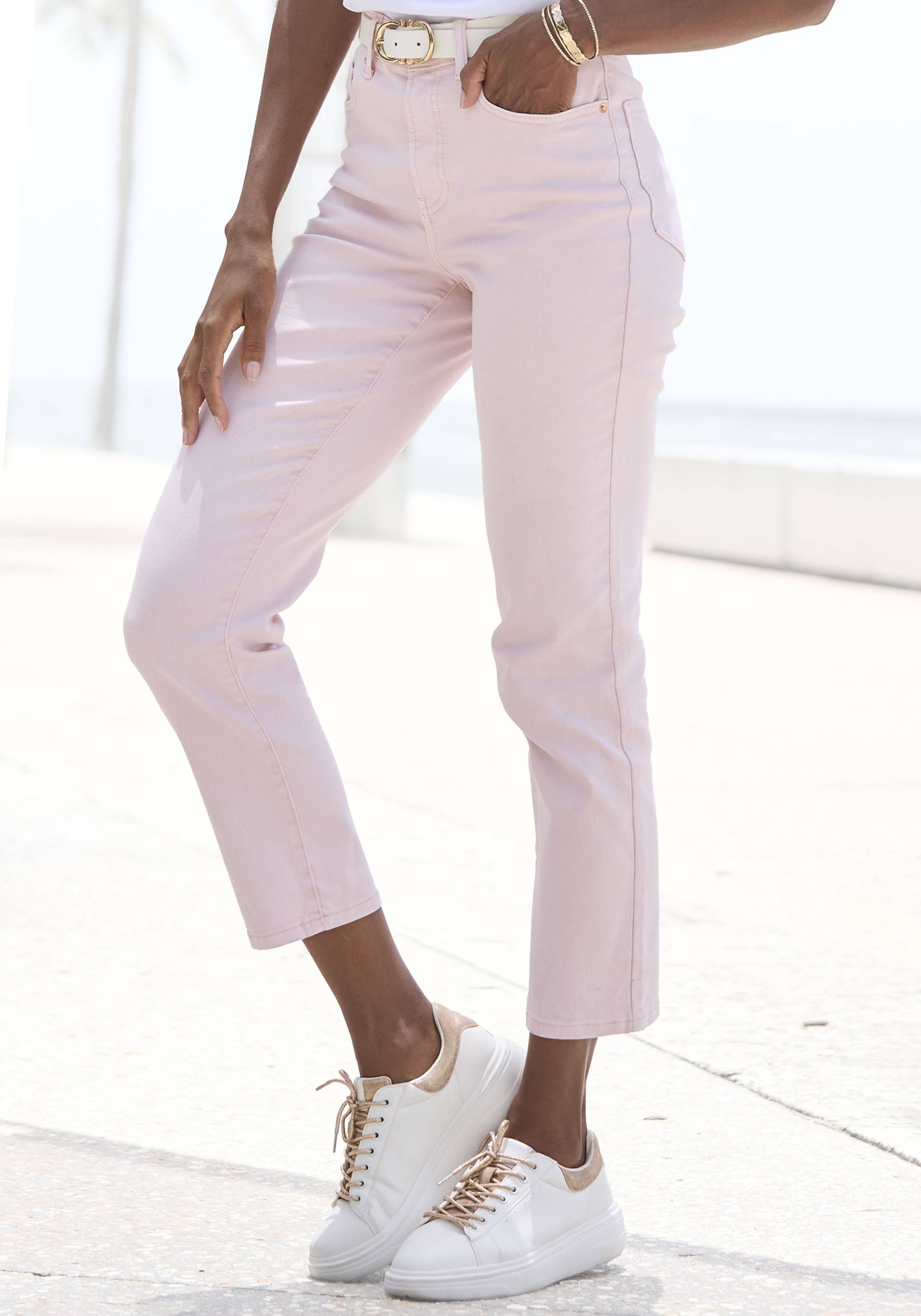 LASCANA Ankle-Jeans, mit Stretchanteil, elastische Jeans in gerader Passform LASCANA Ankle-Jeans, mit Stretchanteil, elastische Jeans in gerader Passform von LASCANA