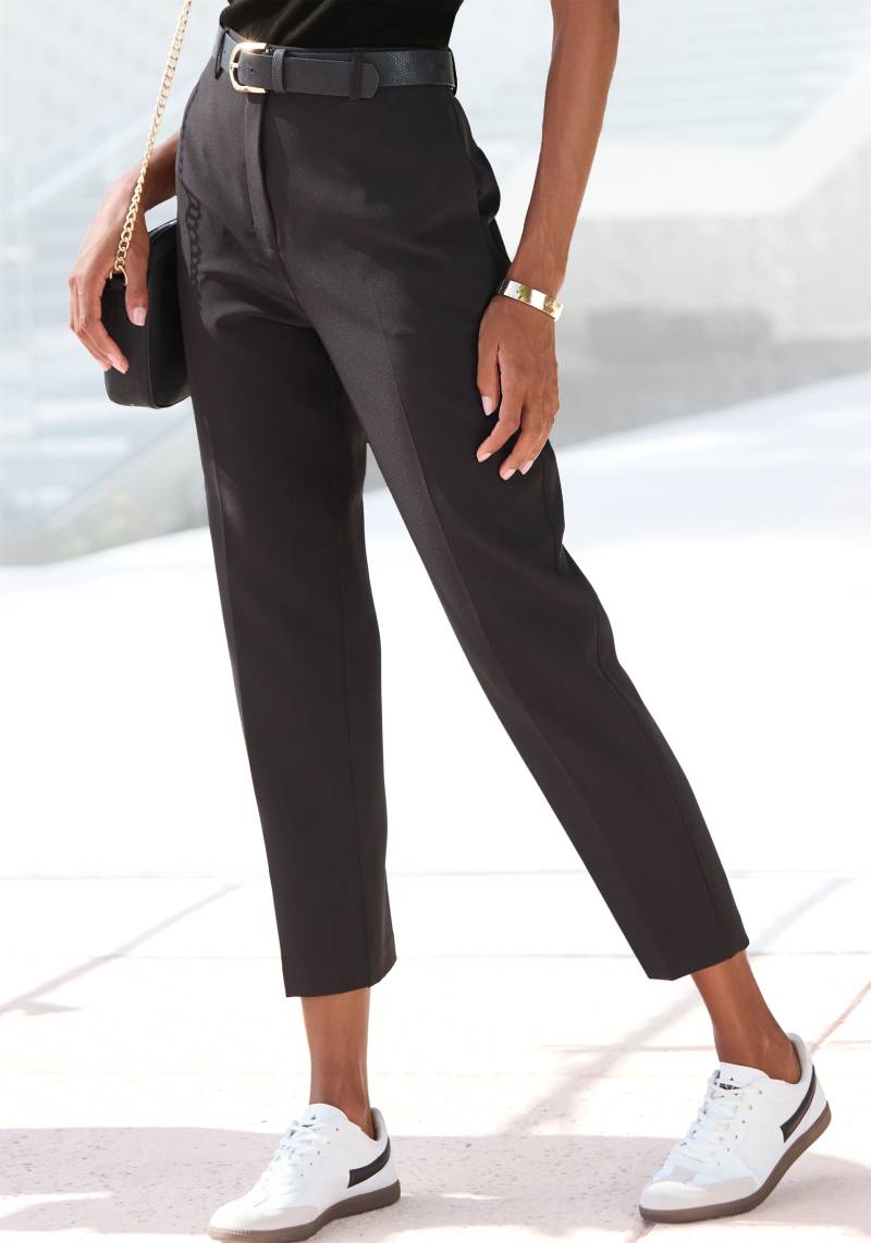 LASCANA Anzughose, in 7/8-Länge, elegante Bügelfaltenhose mit Taschen, Business-Look von LASCANA