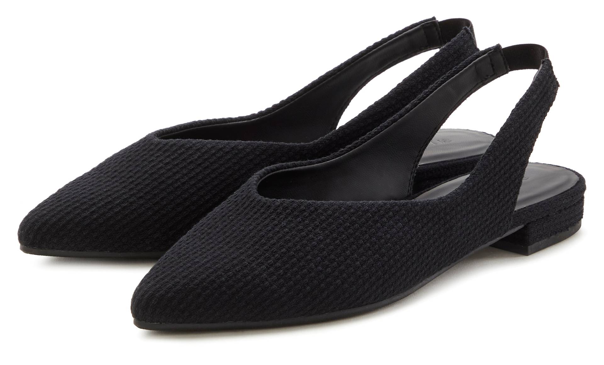 LASCANA Ballerina, Sling-Ballerina mit elastischem Riemchen aus Textil VEGAN von LASCANA