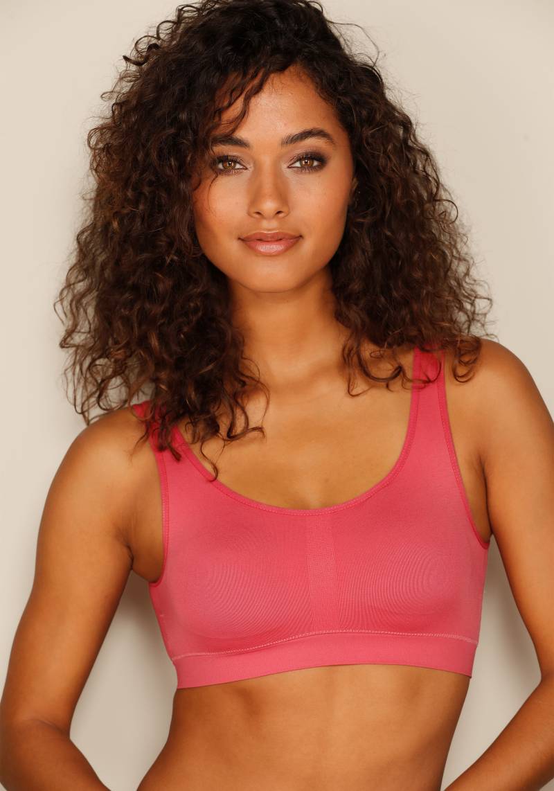 LASCANA Bustier »seamless«, aus weicher Microfaser von LASCANA