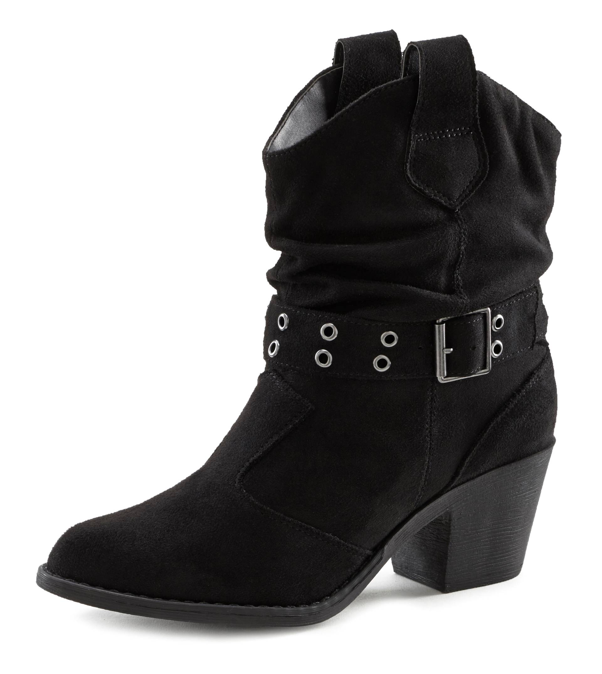 LASCANA Cowboy Stiefelette, Cowboy Boots, Western Stiefelette, Ankleboots VEGAN LASCANA Cowboy Stiefelette, Cowboy Boots, Western Stiefelette, Ankleboots VEGAN von LASCANA