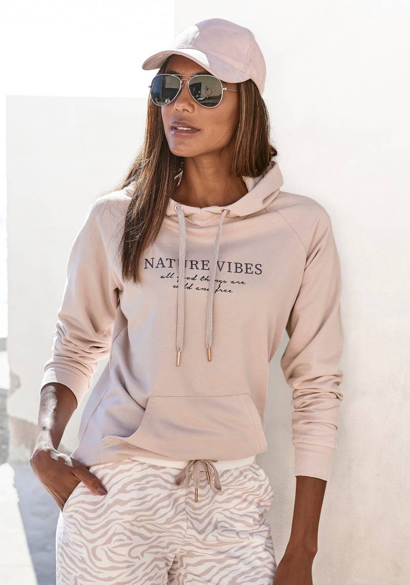 LASCANA Hoodie, mit Kängurutasche, Loungeanzug von LASCANA