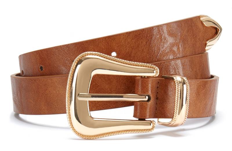 LASCANA Hüftgürtel »Hosengürtel«, Schnalle im Western Look, Cowboy-Gürtel, für Hosen, Jeans & Kleider von LASCANA