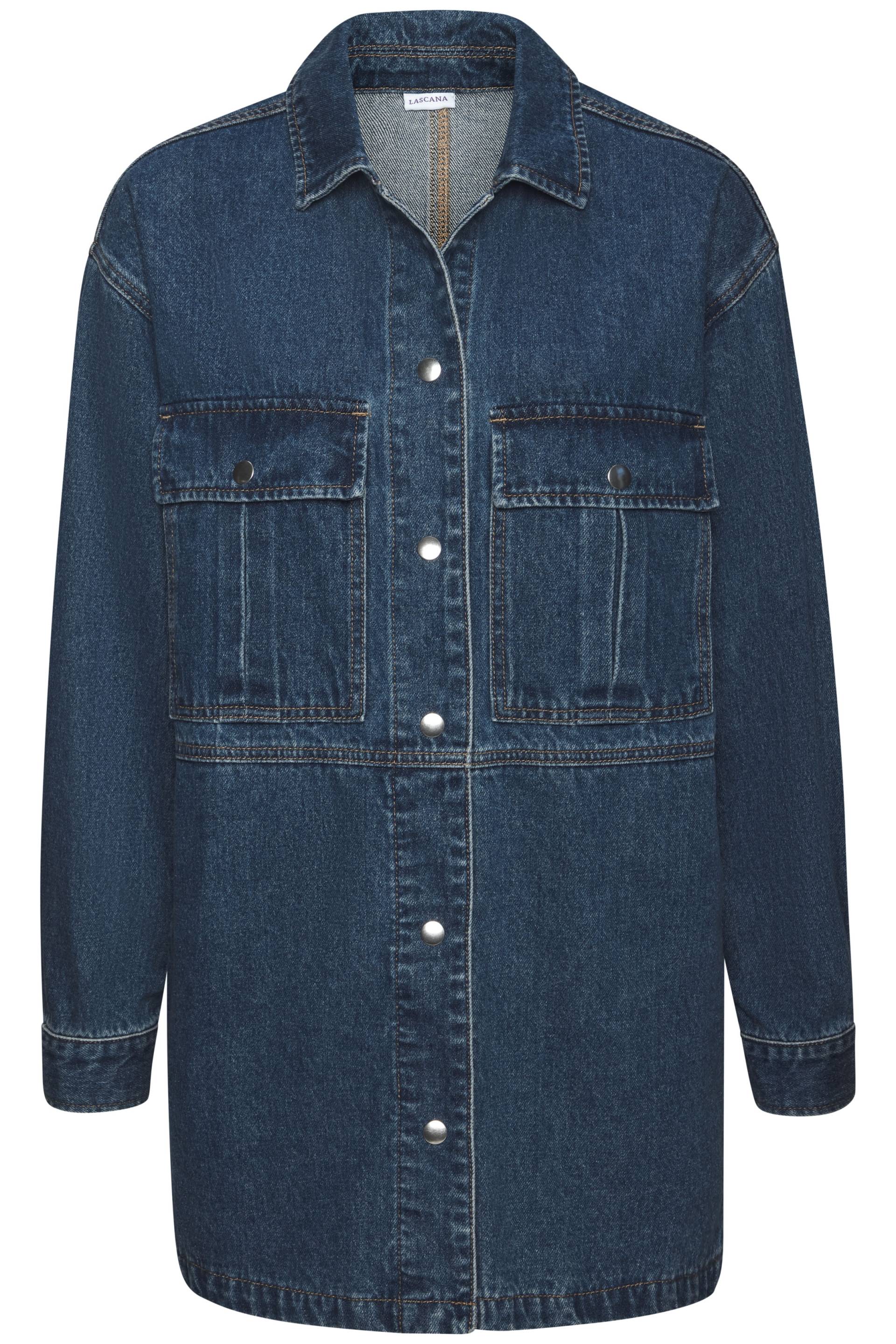 LASCANA Jeansjacke, mit seitlichen Schlitzen von LASCANA