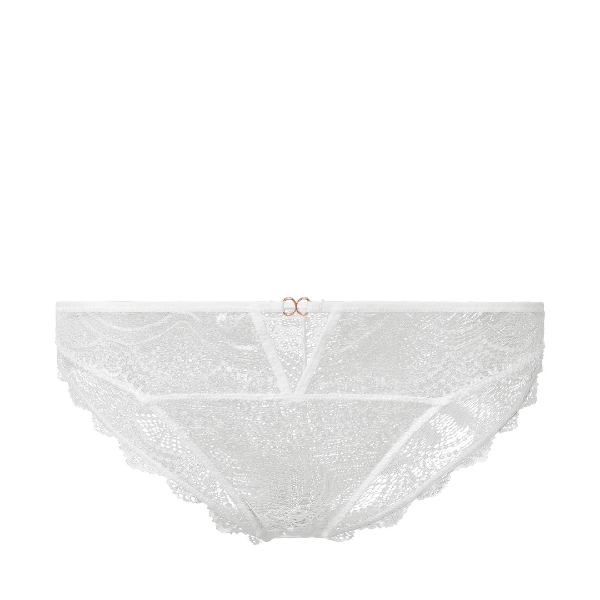 Kurzer Unterrock Damen Creme 44 von LASCANA