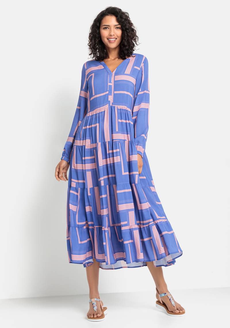 LASCANA Maxikleid, mit grafischem Druck von LASCANA