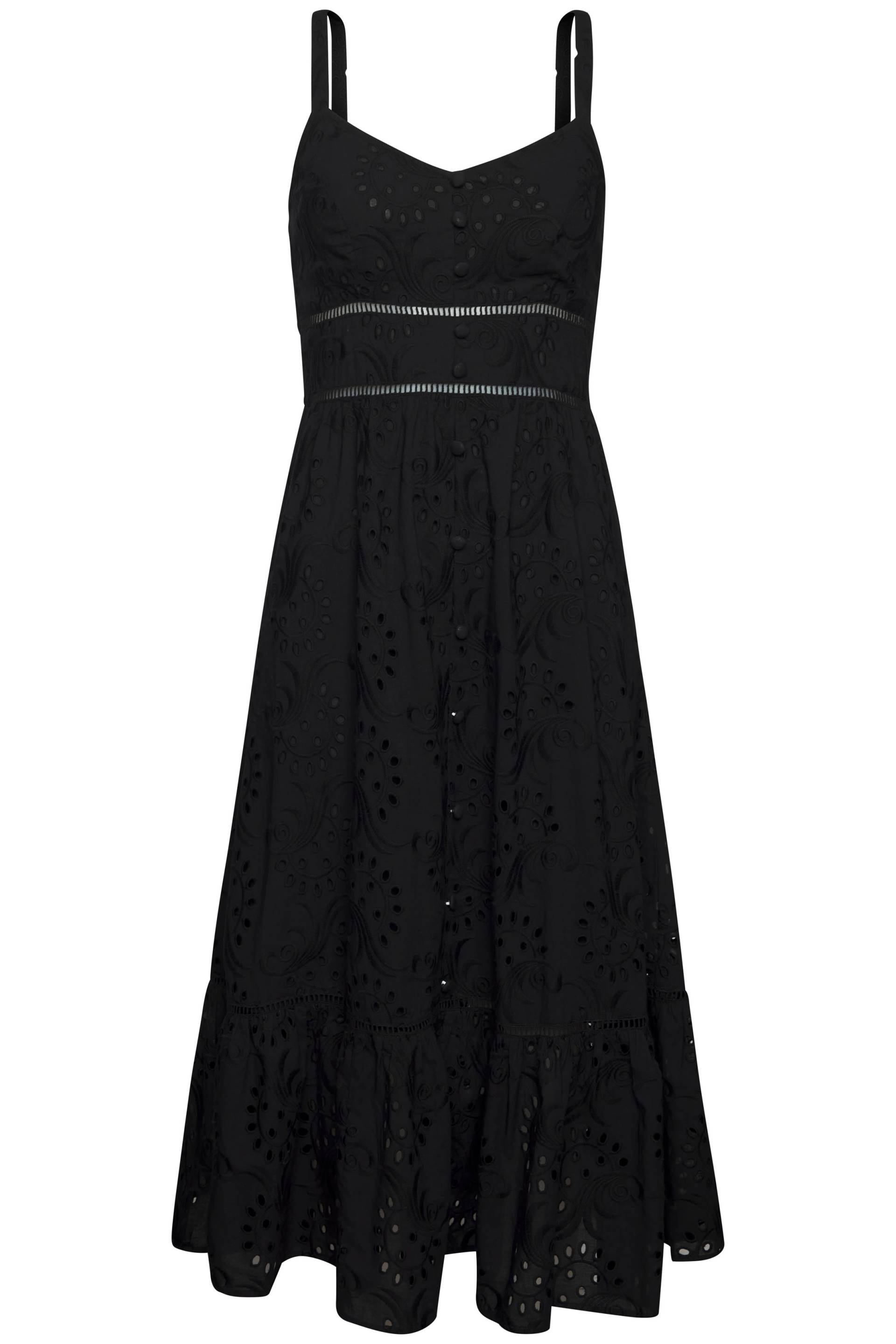 LASCANA Midikleid, mit sommerlicher Lochstickerei von LASCANA