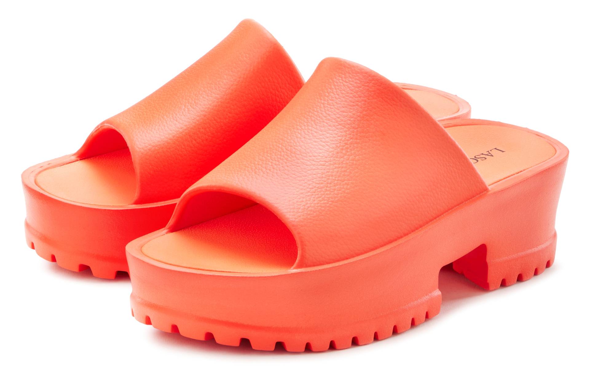 LASCANA Pantolette, Mule, Sandale, offener Schuh mit Plateausohle LASCANA Pantolette, Mule, Sandale, offener Schuh mit Plateausohle von LASCANA