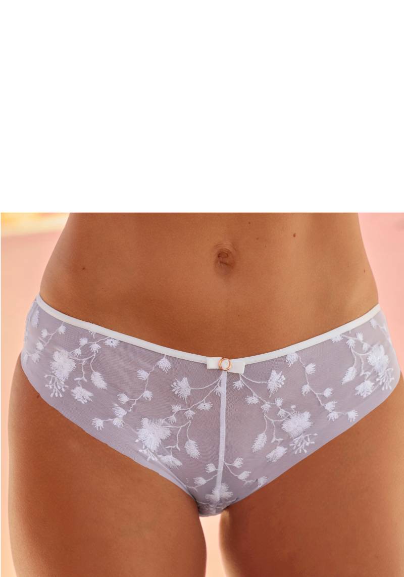 LASCANA Panty, mit hübscher Blumen-Stickereispitze von LASCANA