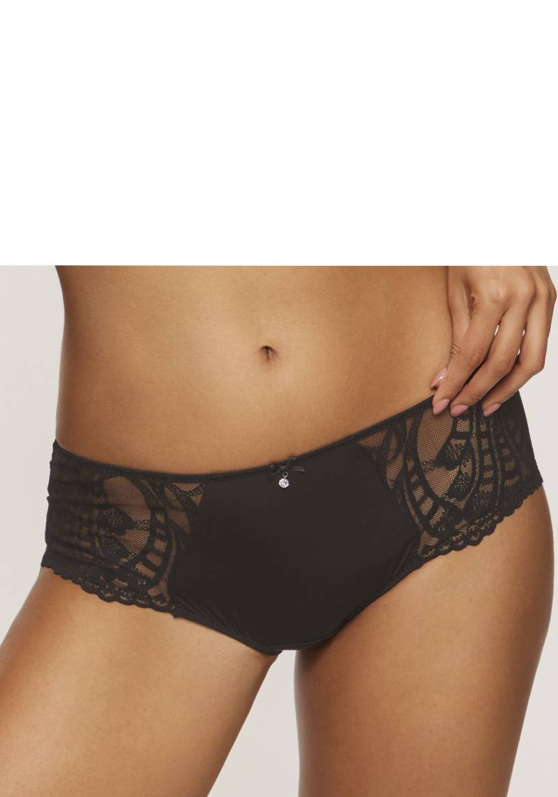 LASCANA Panty »Flora«, mit feiner, leicht transparenter Spitze und edlem Accessoire von LASCANA