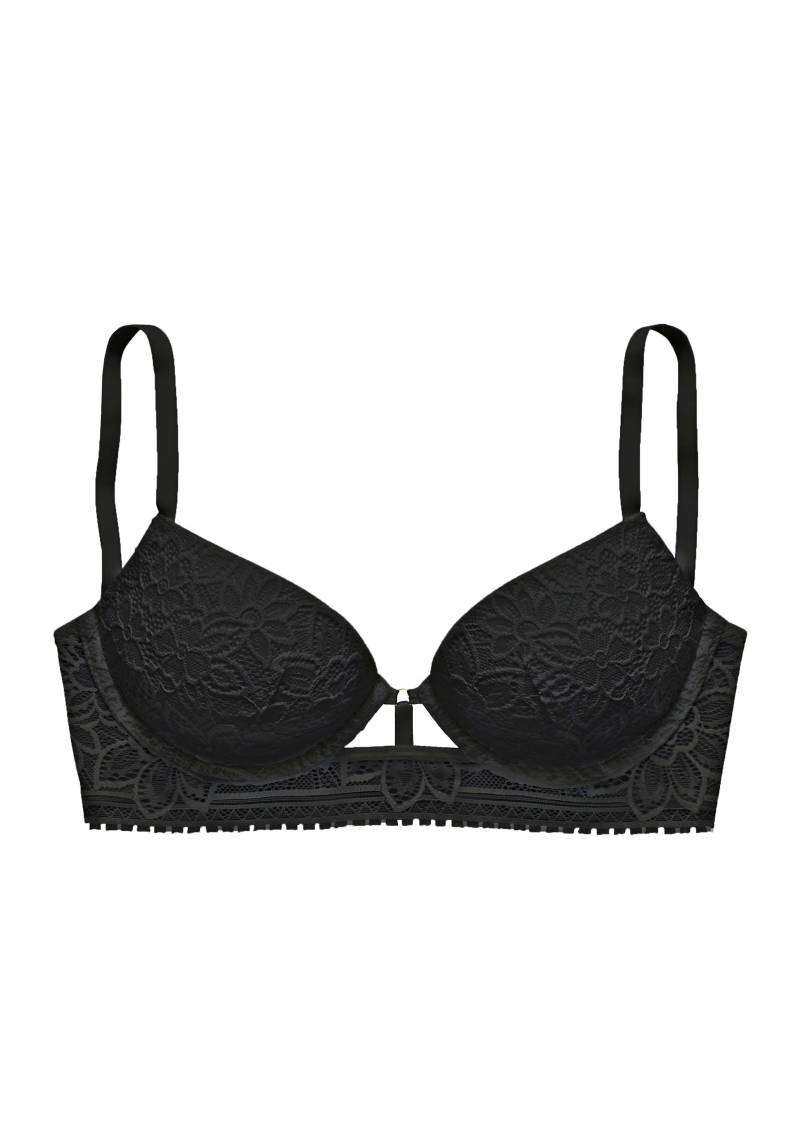 LASCANA Push-up-BH, mit Bügel aus floraler Jacquardspitze, sexy Dessous von LASCANA