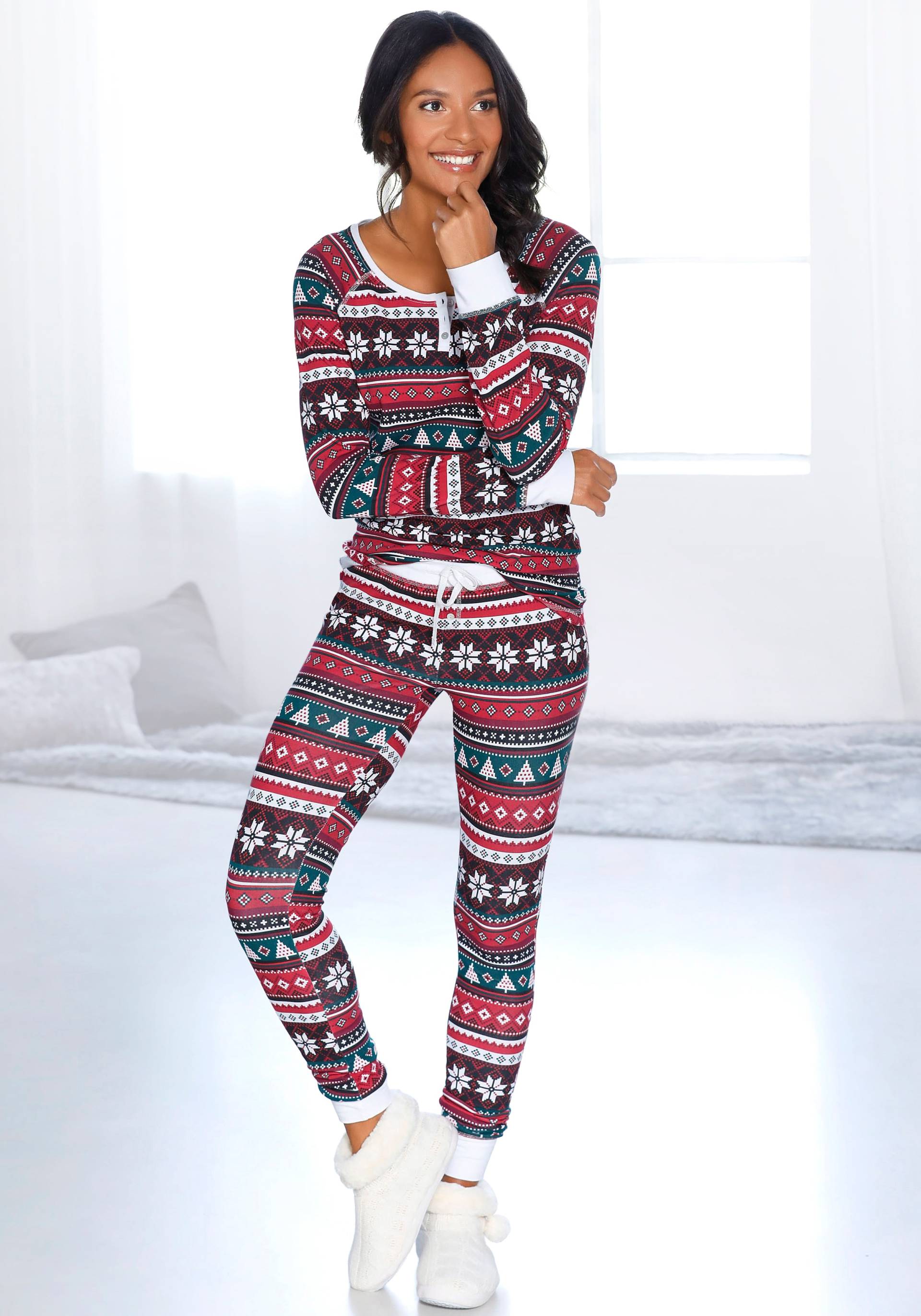 LASCANA Pyjama, (2 tlg.) von LASCANA