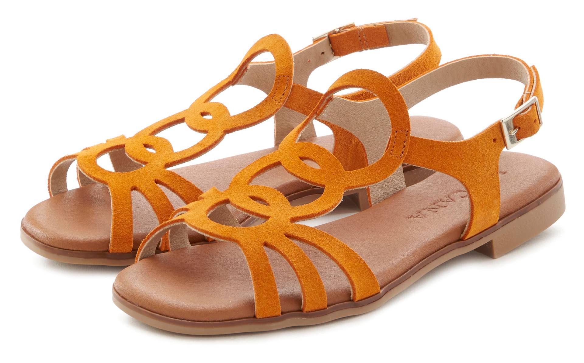 LASCANA Sandale »Sommerschuh«, aus hochwertigem Leder, Sandalette, Sommerschuh LASCANA Sandale »Sommerschuh«, aus hochwertigem Leder, Sandalette, Sommerschuh von LASCANA