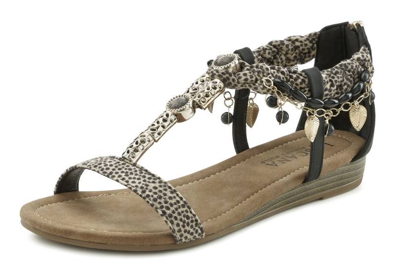 LASCANA Sandale »Sommerschuh«, Sandalette, Sommerschuh im Festival-Look VEGAN von LASCANA