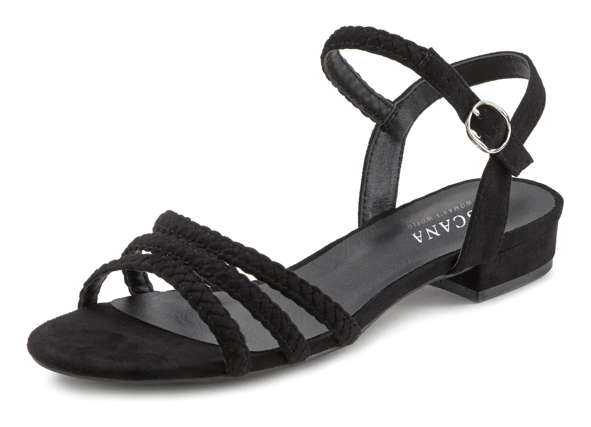 LASCANA Sandale »Sommerschuh«, Sandalette, Sommerschuh mit geflochtenen Riemchen VEGAN LASCANA Sandale »Sommerschuh«, Sandalette, Sommerschuh mit geflochtenen Riemchen VEGAN von LASCANA