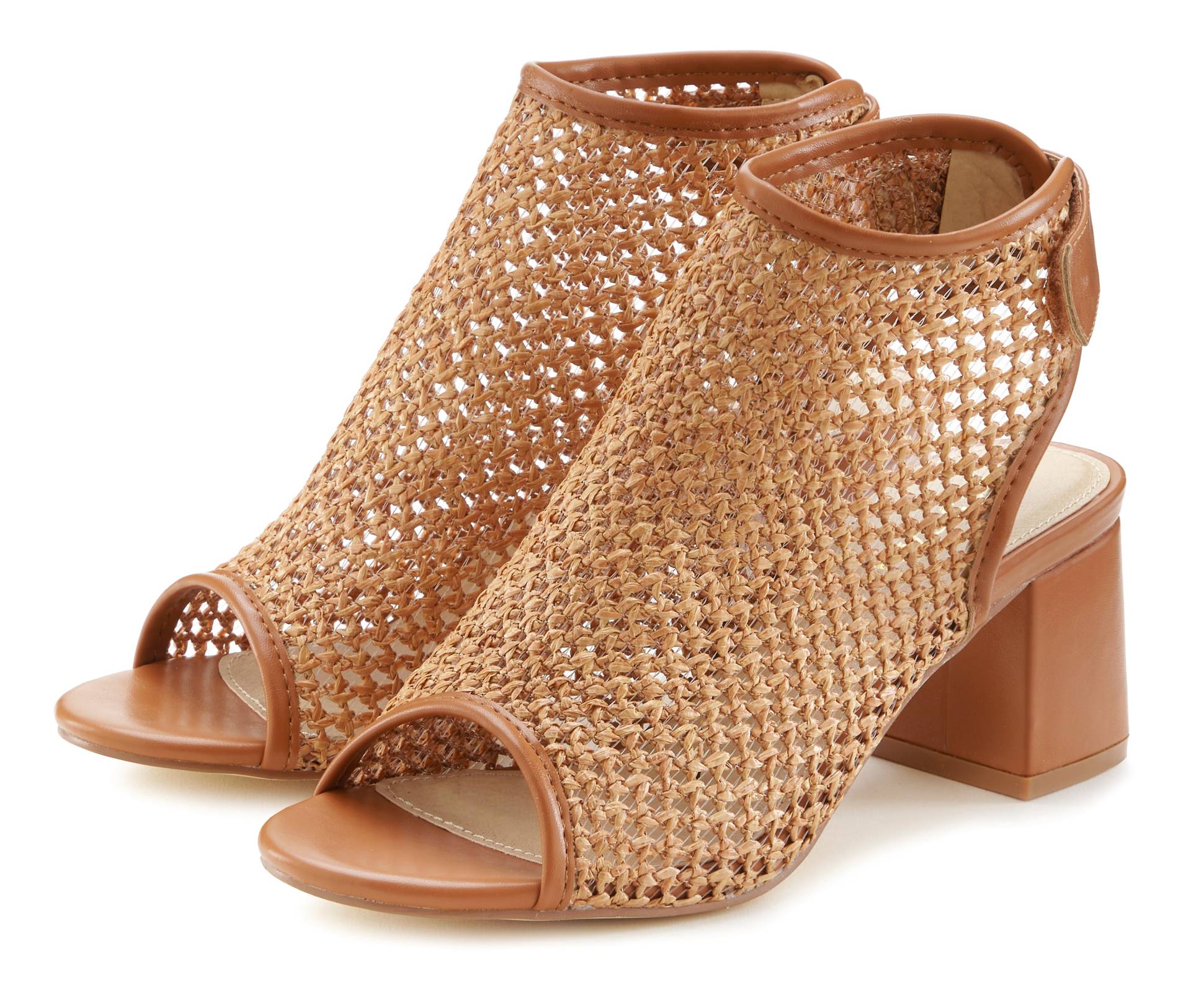 LASCANA Sandalette »Sommerschuh«, Sandale, Sommerschuh in modischer Flecht-Optik VEGAN LASCANA Sandalette »Sommerschuh«, Sandale, Sommerschuh in modischer Flecht-Optik VEGAN von LASCANA