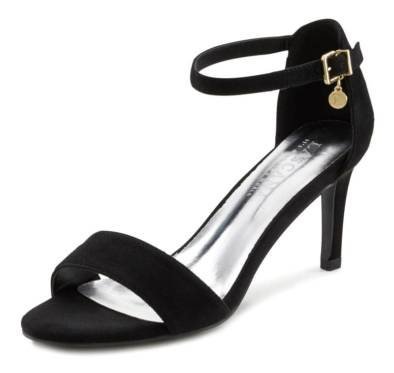 LASCANA High-Heel-Sandalette, Riemchensandalette, modisches Design & Schnallenverzierung von LASCANA