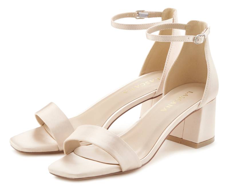 LASCANA Sandalette »Sommerschuh«, mit Blockabsatz, Sandale, Sommerschuh VEGAN von LASCANA