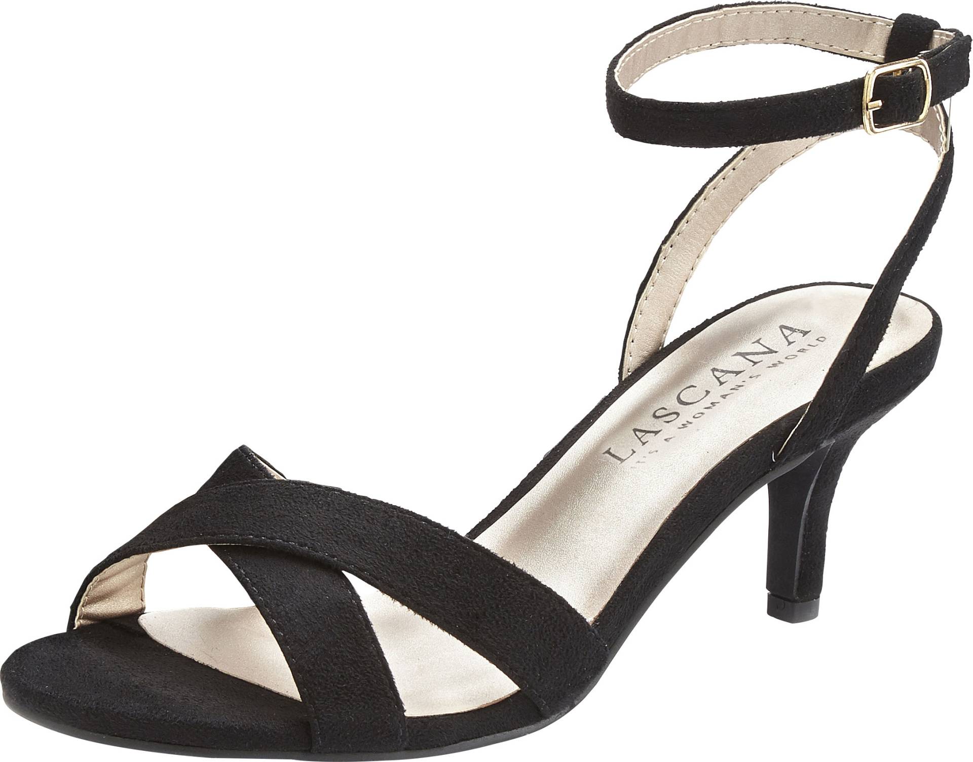 LASCANA Sandalette »Sommerschuh«, High-Heel-Sandalette, Riemchensandalette, Sommerschuh VEGAN LASCANA Sandalette »Sommerschuh«, High-Heel-Sandalette, Riemchensandalette, Sommerschuh VEGAN von LASCANA