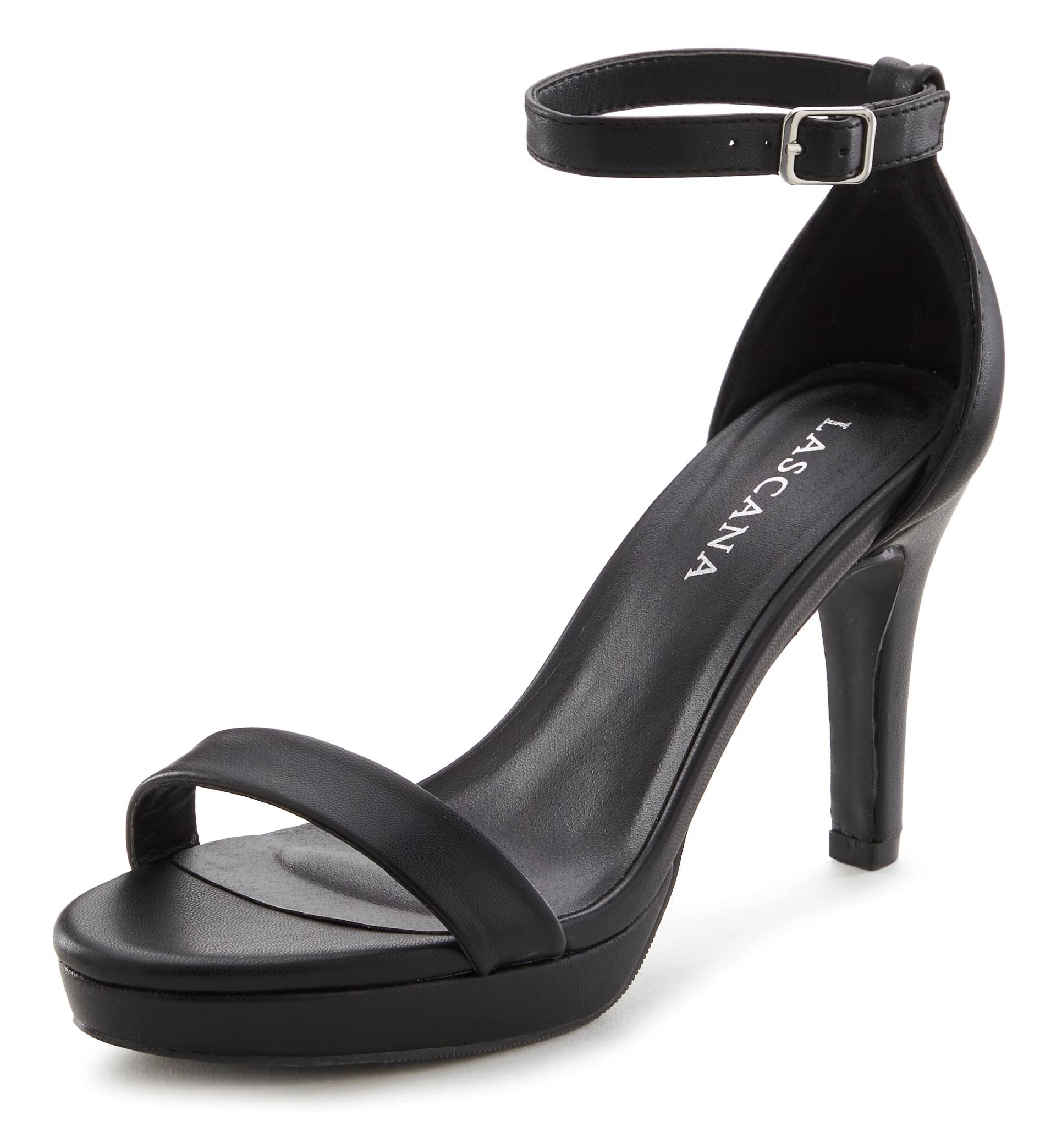 LASCANA Sandalette »Sommerschuh«, im Metallic-Look, Sandale, Sommerschuh VEGAN LASCANA Sandalette »Sommerschuh«, im Metallic-Look, Sandale, Sommerschuh VEGAN von LASCANA