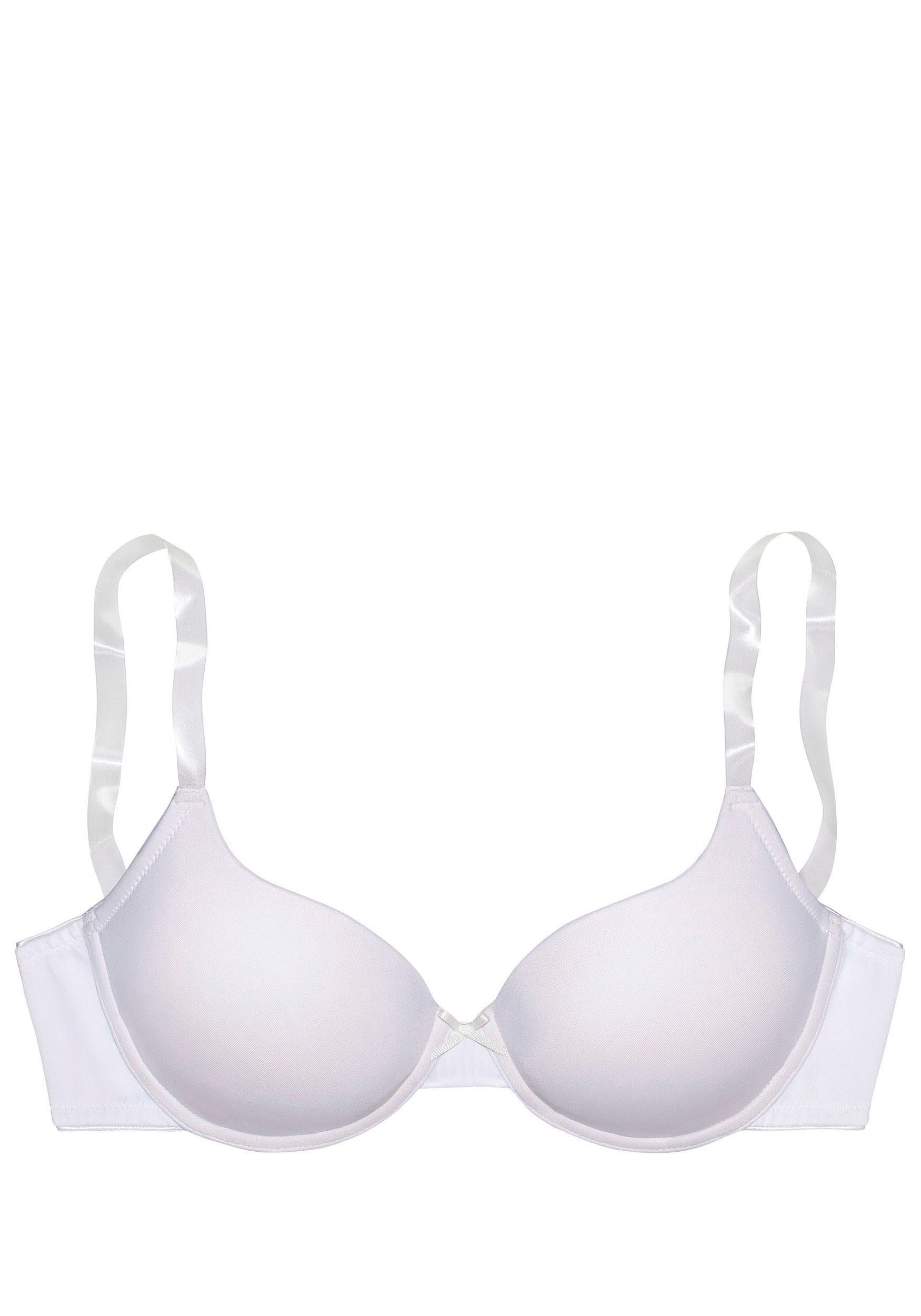 LASCANA Schalen-BH »Ela«, mit transparenten Trägern, perfect basic mit Bügel, Basic Dessous LASCANA Schalen-BH »Ela«, mit transparenten Trägern, perfect basic mit Bügel, Basic Dessous von LASCANA
