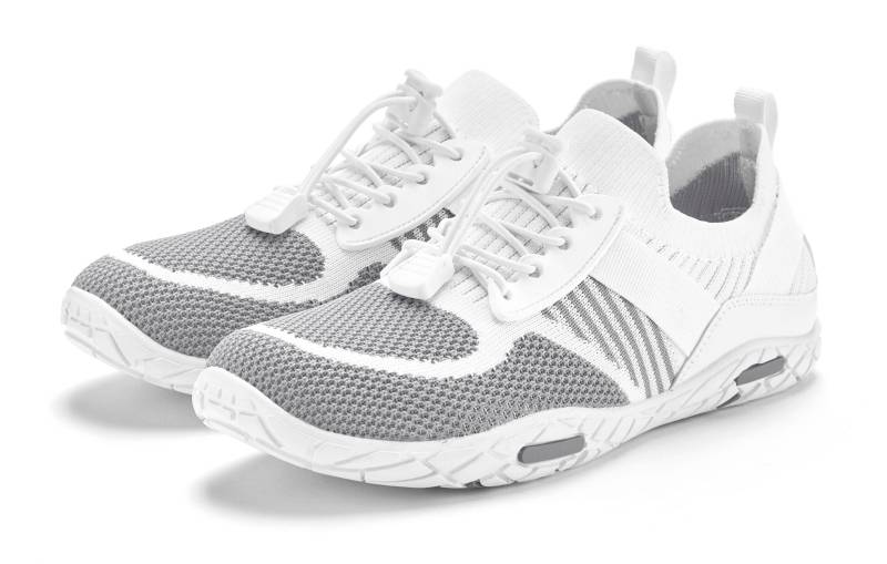 LASCANA Sneaker, Freizeitschuh, Halbschuh superleicht, flache flexible Sohle VEGAN von LASCANA
