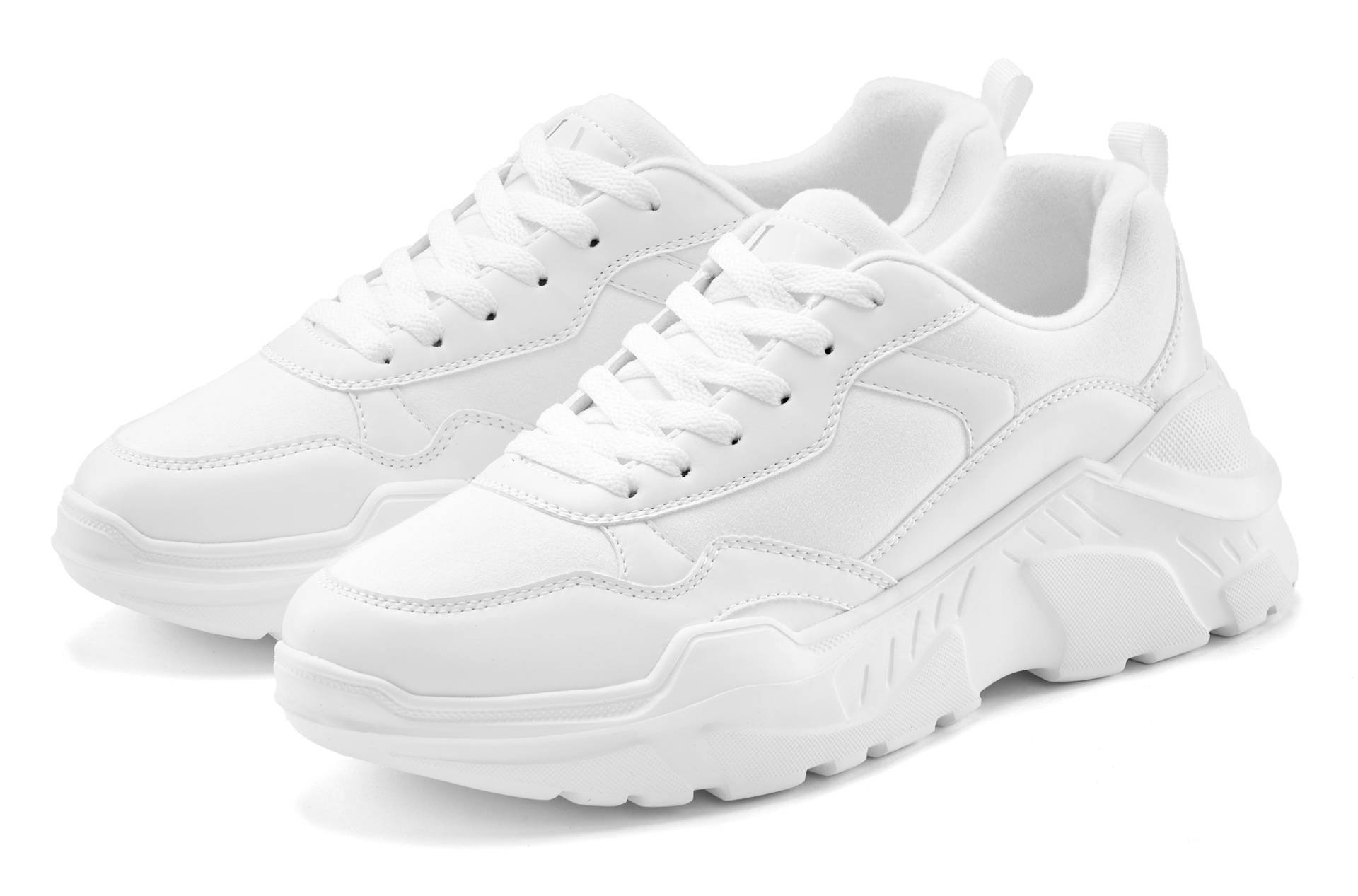 LASCANA Sneaker, Halbschuh, Sportschuh, leichte Chunky Sohle, weiche Innensohle VEGAN von LASCANA