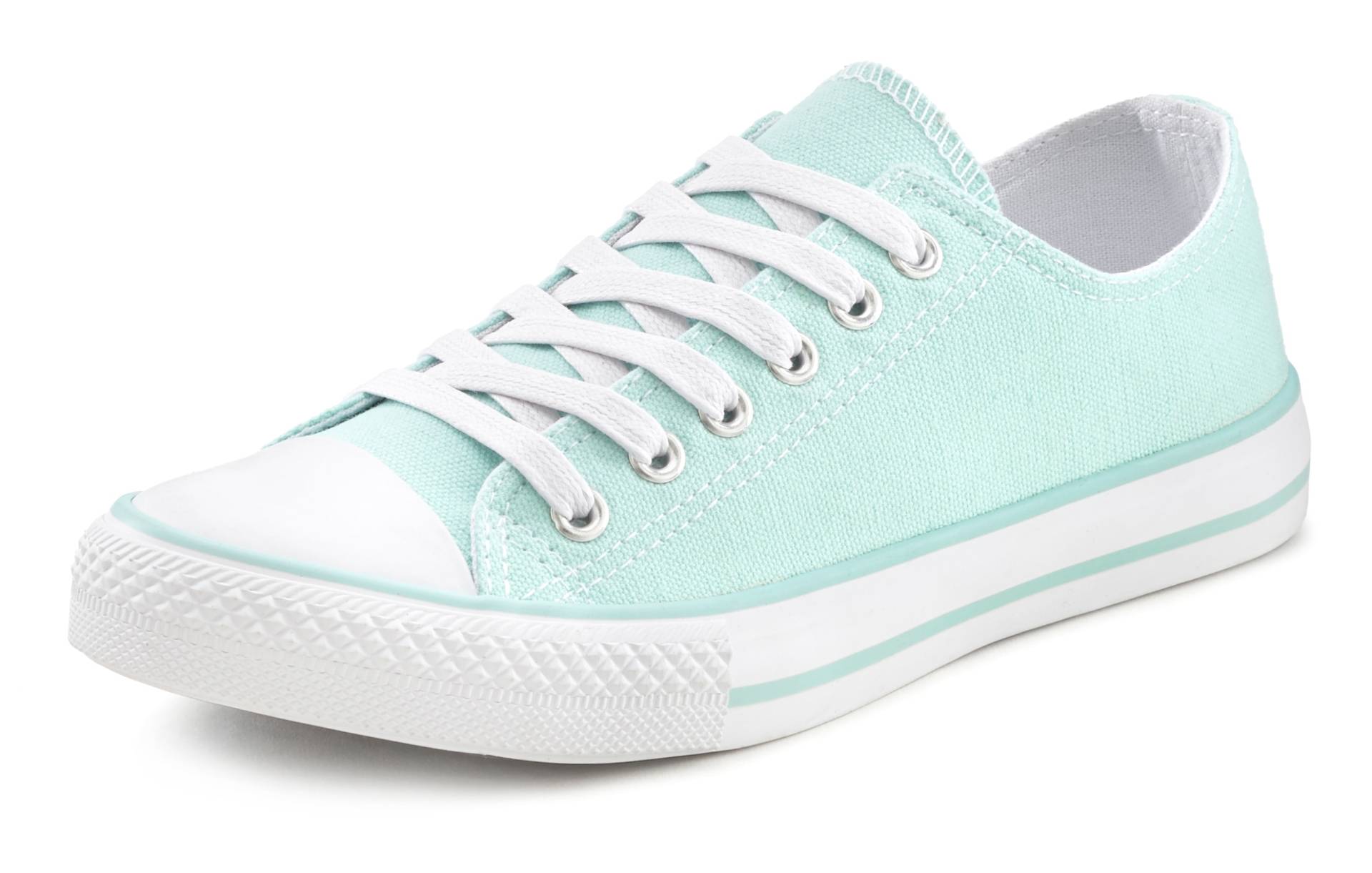 LASCANA Sneaker, Schnürhalbschuh, Freizeitschuh aus Textil von LASCANA