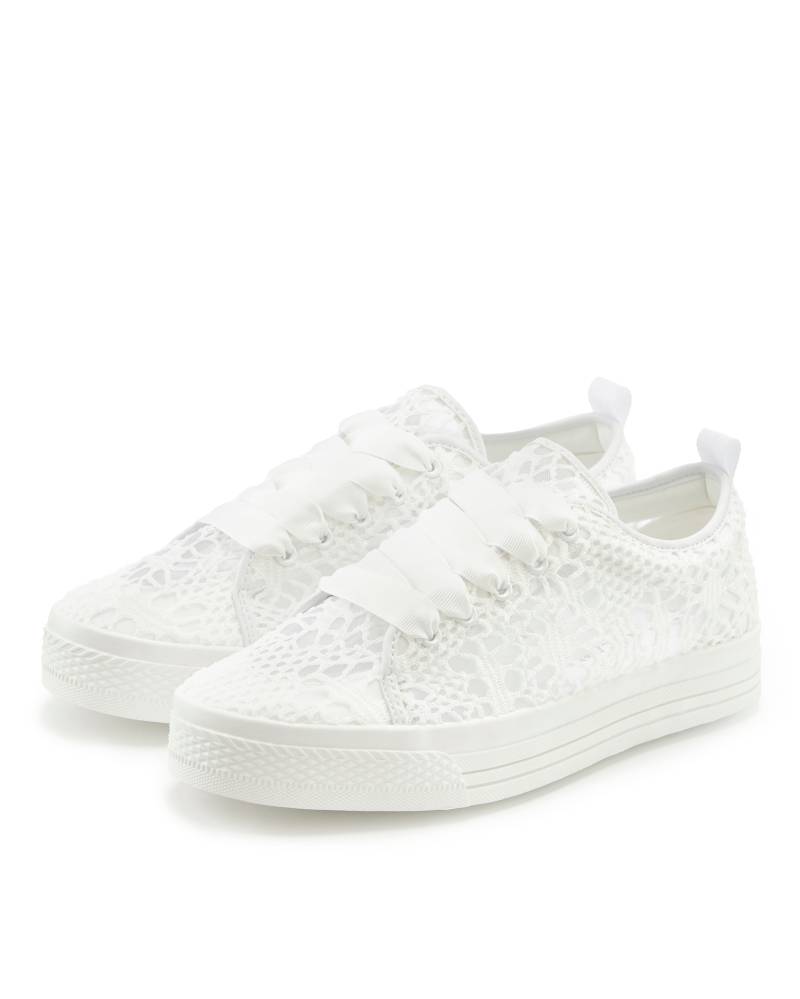 LASCANA Sneaker, mit leichter Plateausohle und Spitze, Schnürhalbschuhe, Freizeitschuhe von LASCANA